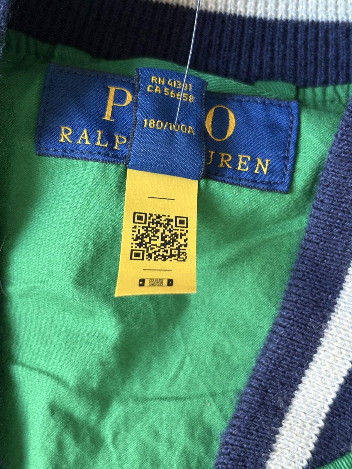 Ralph Lauren Green Varsity Jacket Ralph Lauren Tennis Club Men’s Size L Size US L / EU 52-54 / 3 - 7 Thumbnail
