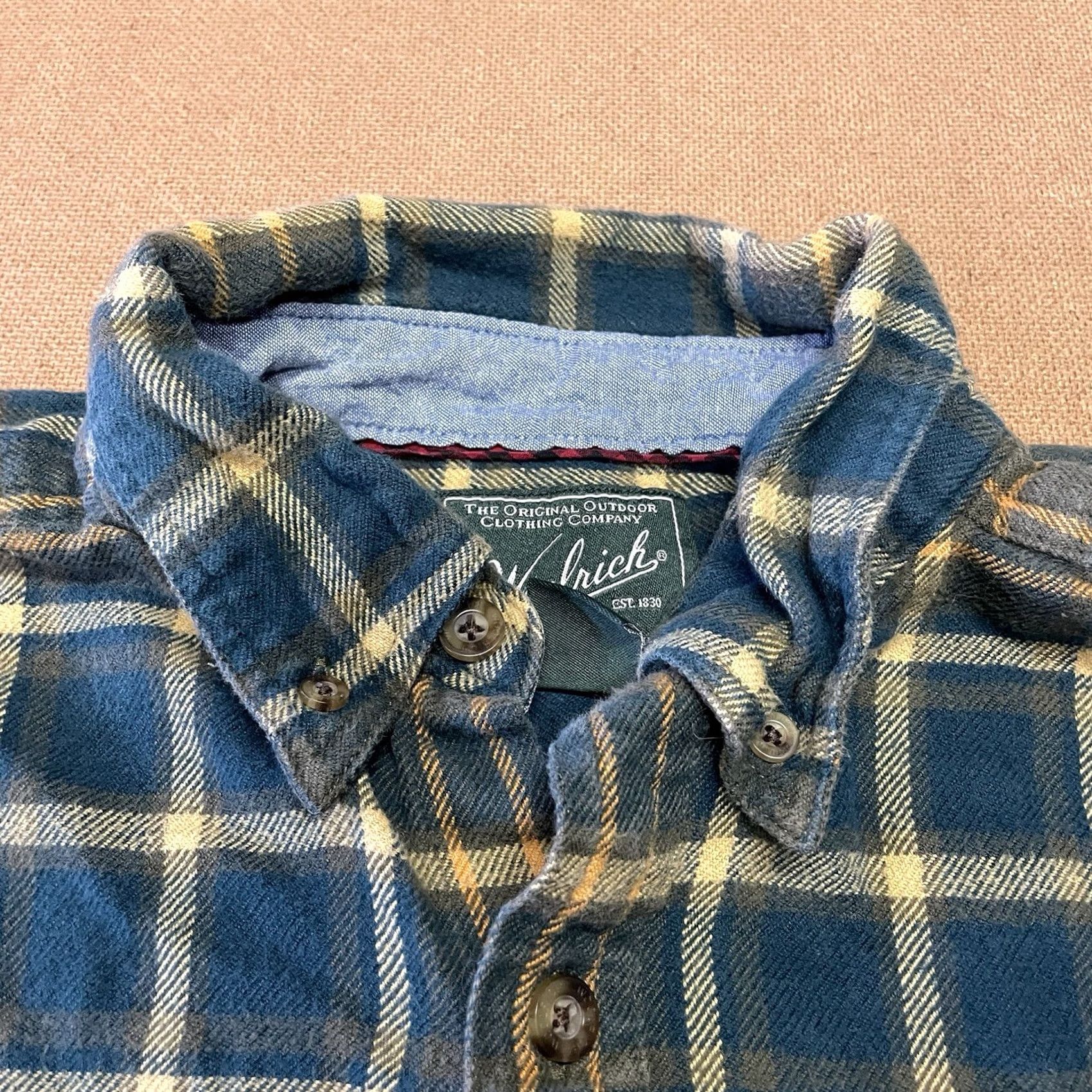 Vintage Woolrich Shirt Casual Button-Down Plaid Pocket Green Yellow 100% Cotton Mens Small Adult Regular Woolrich Shirt Men XS-XL Size US S / EU 44-46 / 1 - 5 Thumbnail