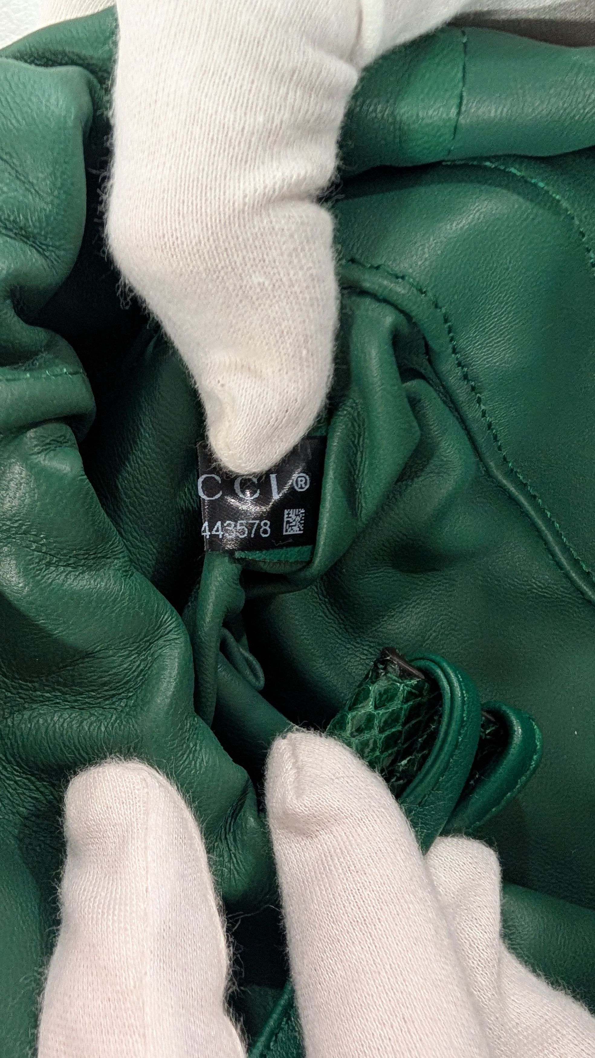 Gucci Gucci Emerald Python Backpack North America EXCLUSIVE Size ONE SIZE - 13 Thumbnail
