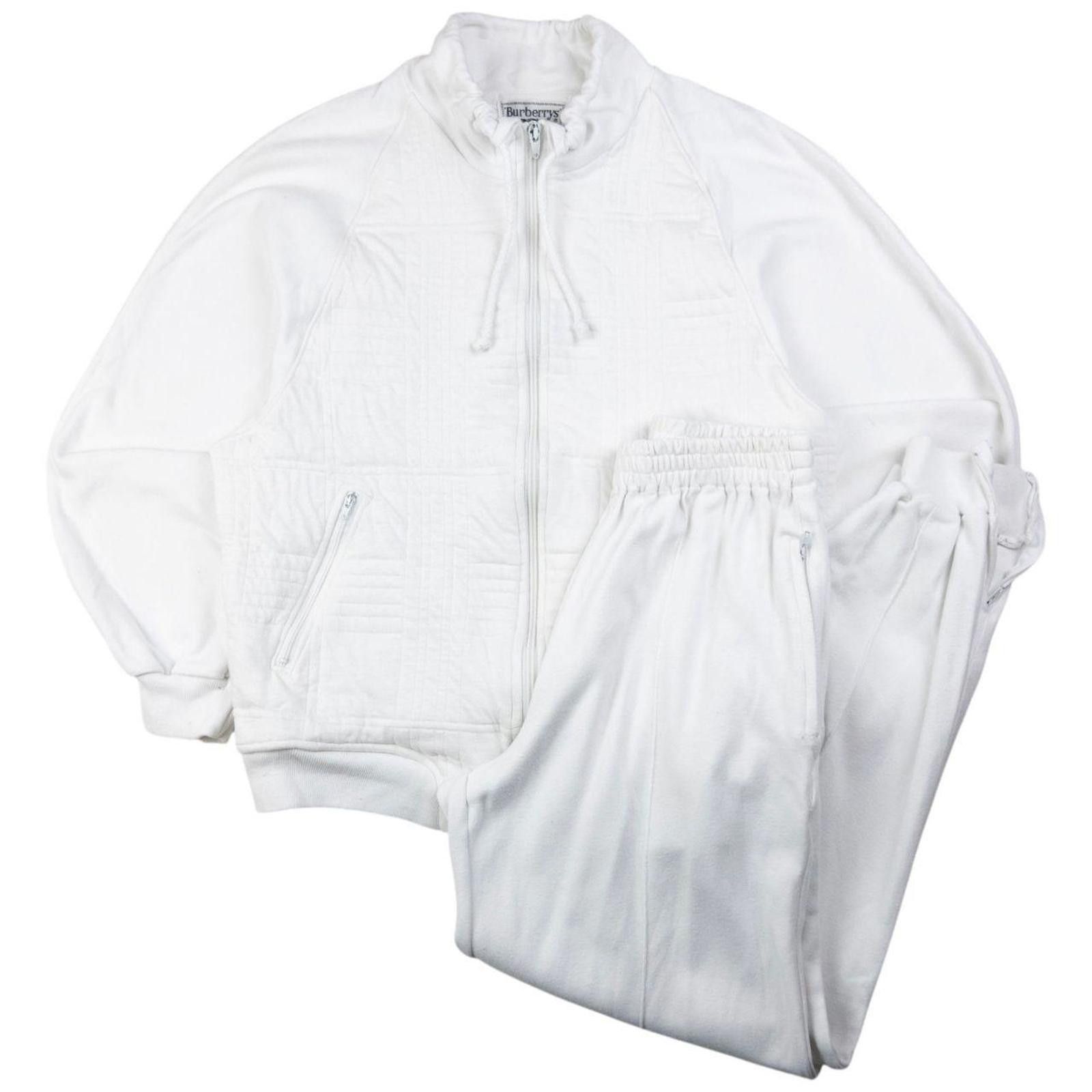 Burberry Vintage Burberry Zip Up Sweatshirt & Joggers Matching Set S Size US 28 / EU 44 - 1 Thumbnail