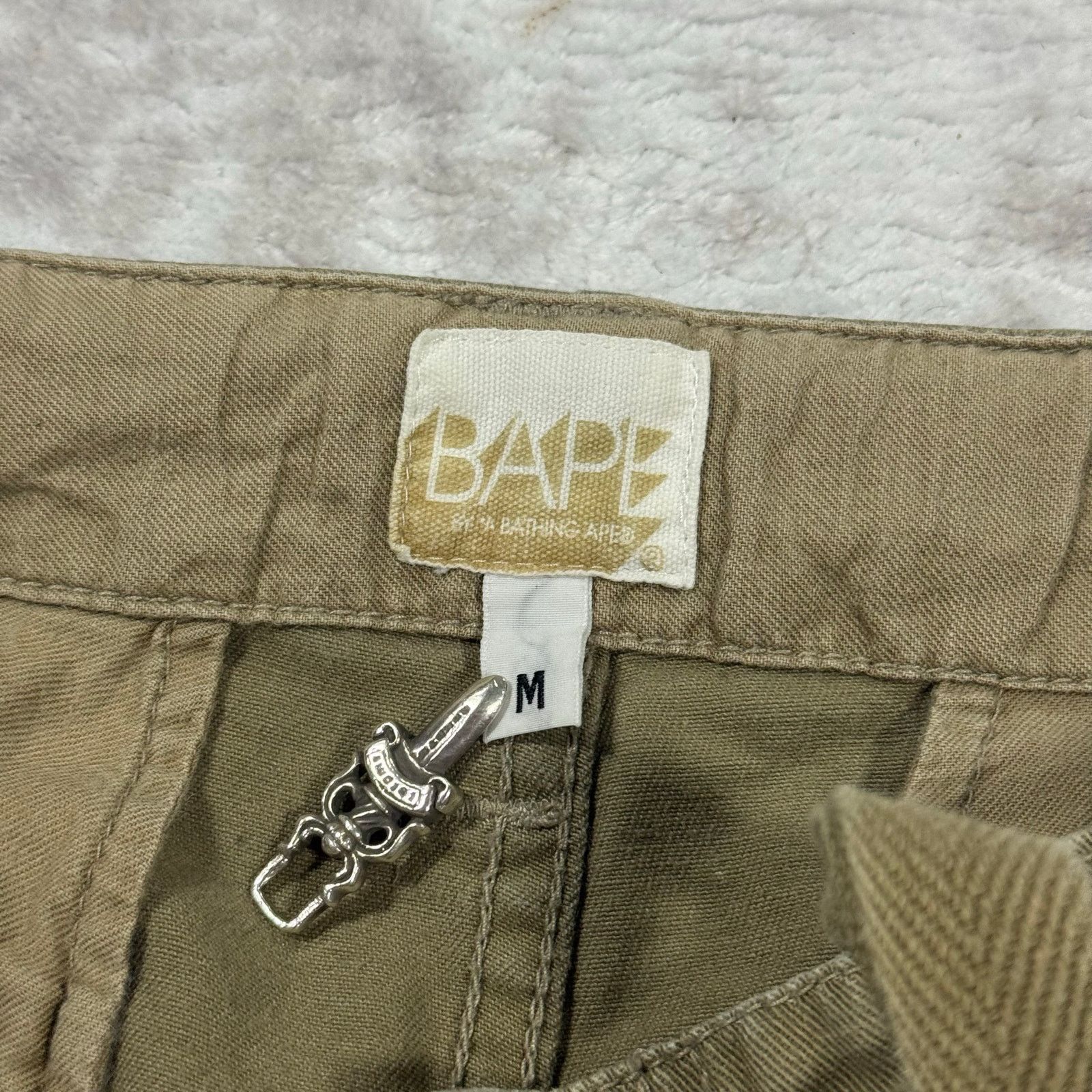 Bape × Nigo Authentic Bape 2000’s Arc Logo Khaki Chino Pants 30 Size US 30 / EU 46 - 4 Thumbnail