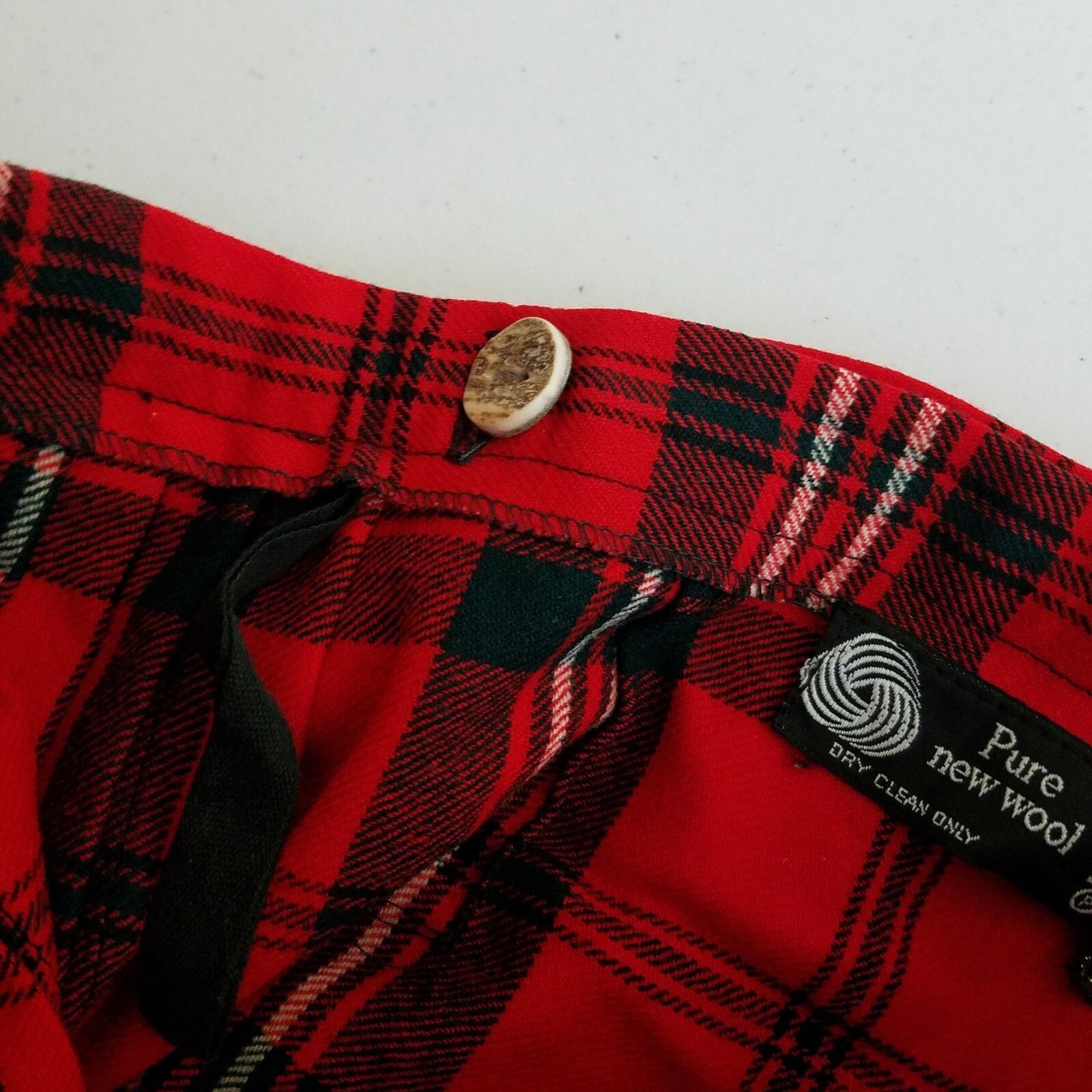 Vintage Vtg Celtic Craft Centre Tartan Plaid Kilt Skirt Wool Wrap XS Size 27" / US 4 / IT 40 - 9 Thumbnail