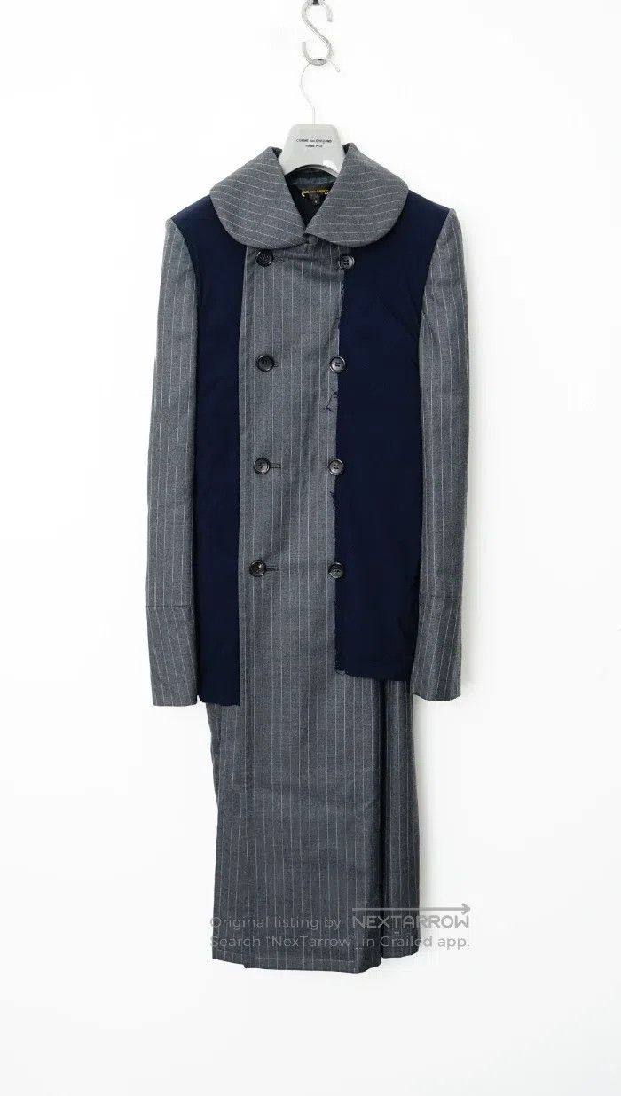 Comme des Garcons Comme des Garcons Patchwork Mid-Length Jacket with Collar Size S / US 4 / IT 40 - 1 Thumbnail