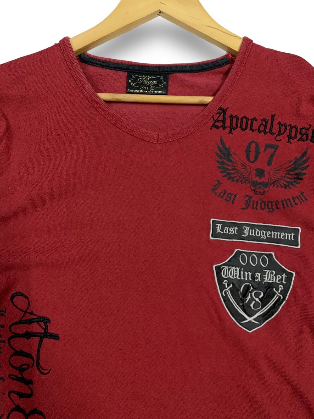 If Six Was Nine Y2K Japanese Brand Pleggi Poem Goth Punk Long Sleeve T-shirt Size US M / EU 48-50 / 2 - 4 Thumbnail