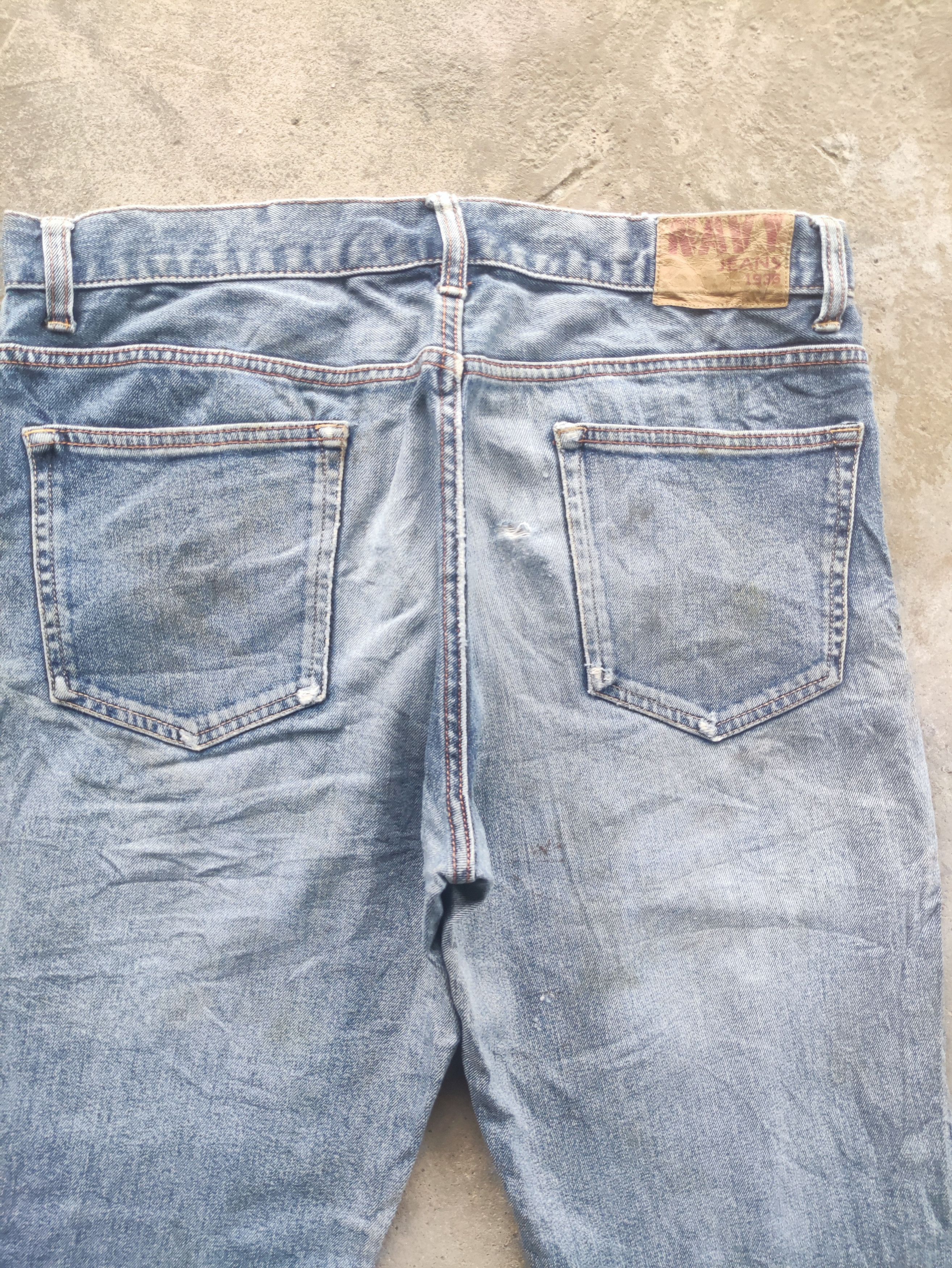 Japanese Brand Vintage Japanese Brand Buggy Jeans Faded Ripped Pants Size US 34 / EU 50 - 9 Thumbnail
