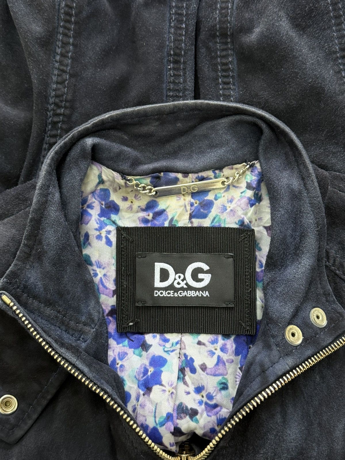 Dolce & Gabbana Dolce & Gabbana Lamb Suede Leather Jacket Size M / US 6-8 / IT 42-44 - 9 Thumbnail