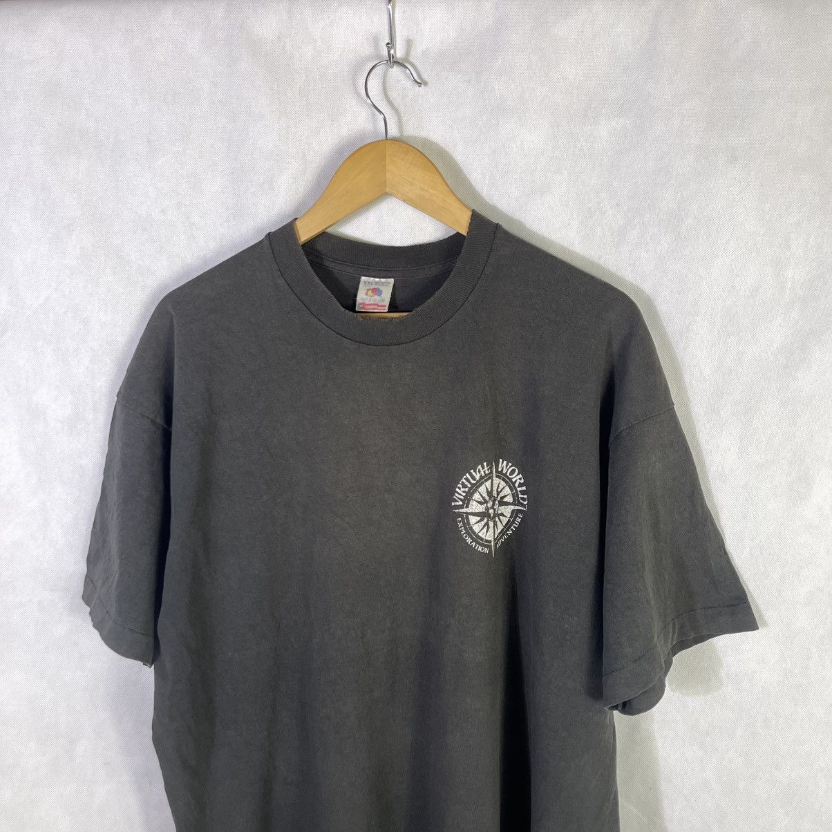 The Game Vintage 1993 Red Planet Virtual World Arcade Promo Tshirt Size US XXL / EU 58 / 5 - 3 Thumbnail