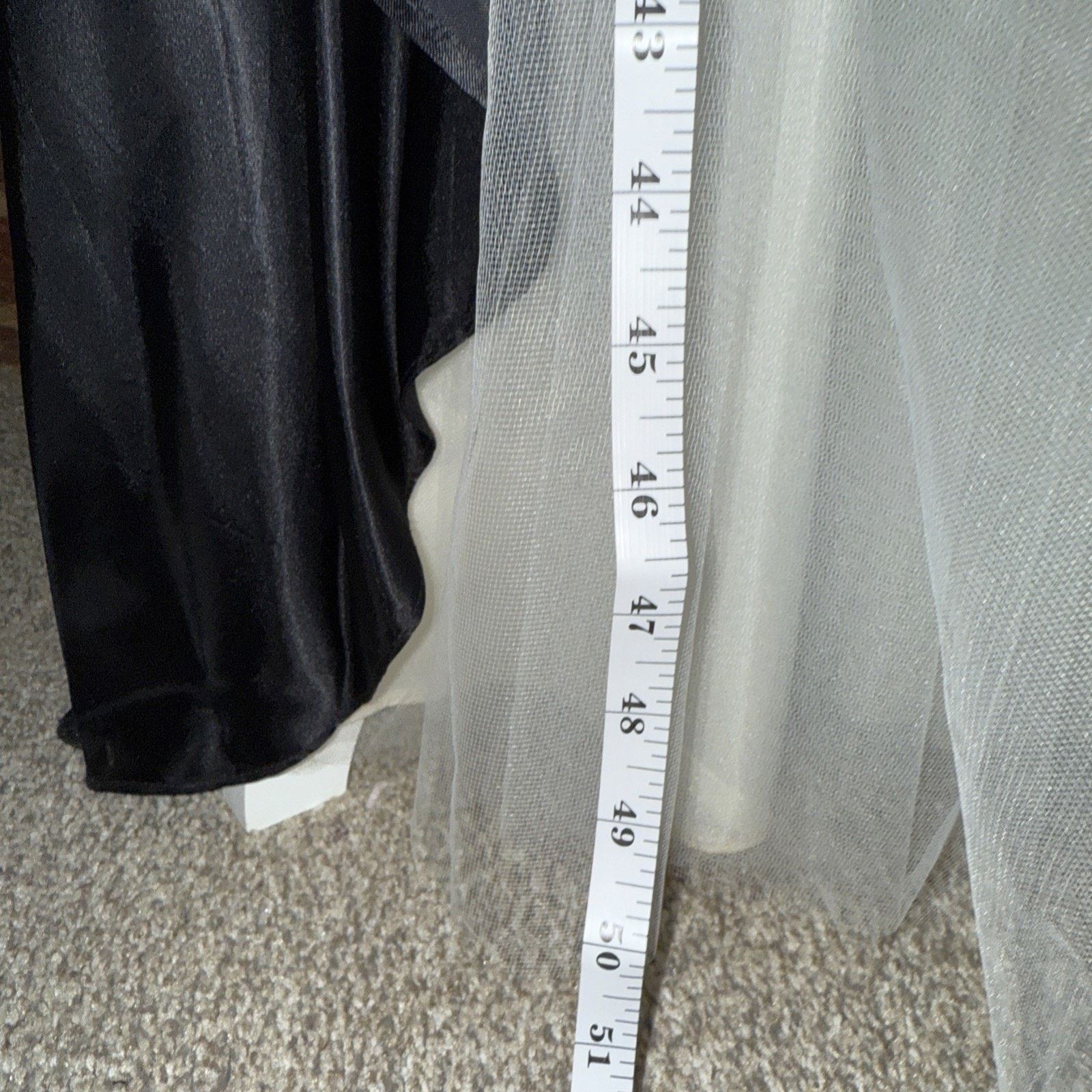 & Other Stories You Babes 2 VTG 90s Y2K Dress Black/white tulle Sz 7 PROM Size M / US 6-8 / IT 42-44 - 8 Thumbnail