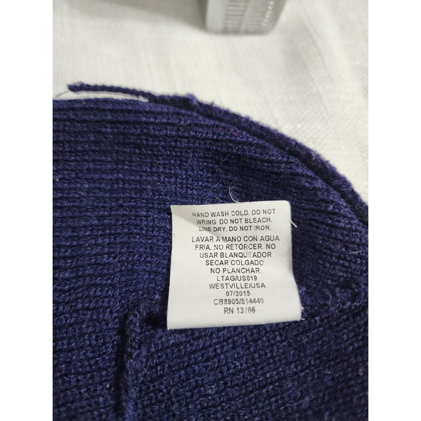 Carhartt Carhartt Knit Beanie Navy infant/toddler Solid Pattern Size ONE SIZE - 4 Thumbnail