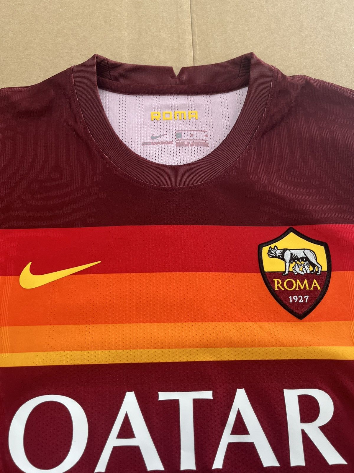 Nike Nike Roma 2020/21 Authentic Home Jersey Size US L / EU 52-54 / 3 - 3 Thumbnail