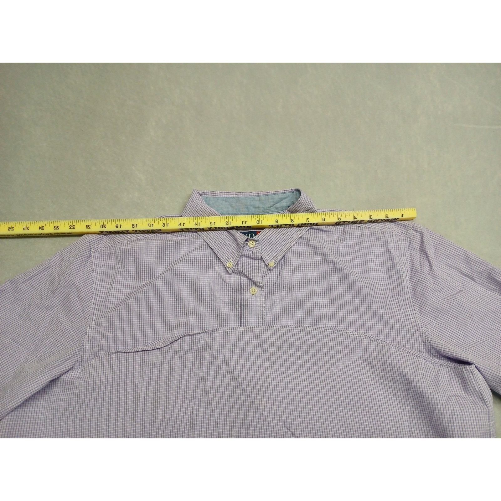Chaps Chaps Purple (2XL) Single Pocket Button Dress Shirt Size US XXL / EU 58 / 5 - 4 Thumbnail