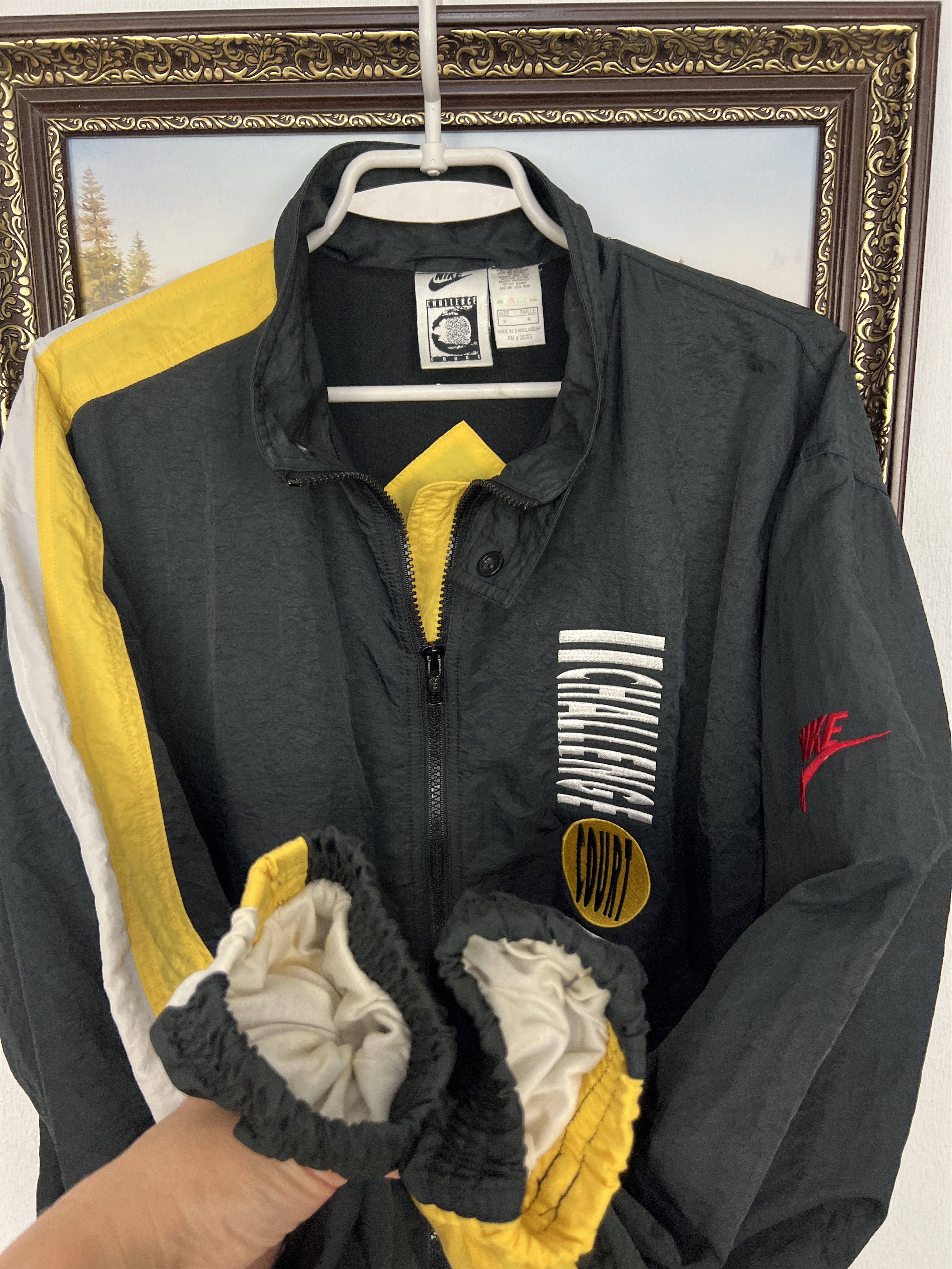 Nike Vintage 90's Nike Challenge Court Andre Agassi Jacket Size US M / EU 48-50 / 2 - 10 Thumbnail
