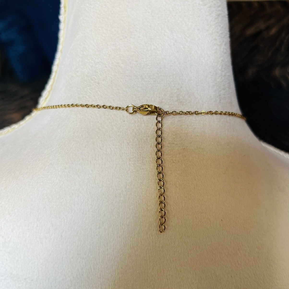 Handmade Handcrafted vintage bead drop pendant on chain necklace Size ONE SIZE - 5 Thumbnail