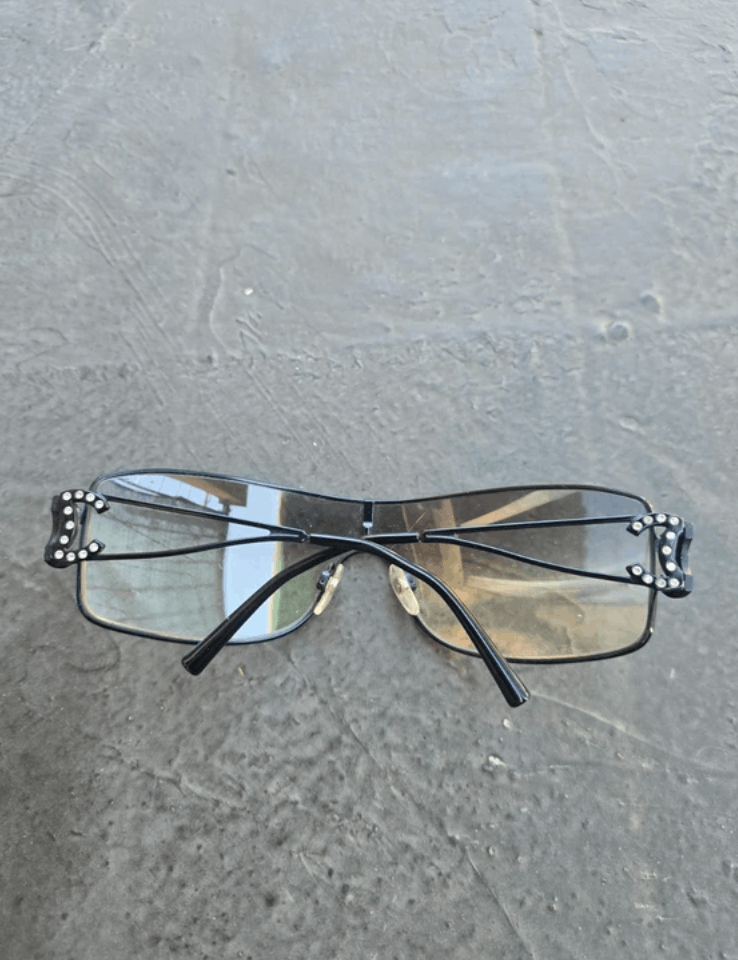Chanel CHANEL Sunglasses 4072 Rimless Rhinestone 4017 Shields Size ONE SIZE - 1 Thumbnail