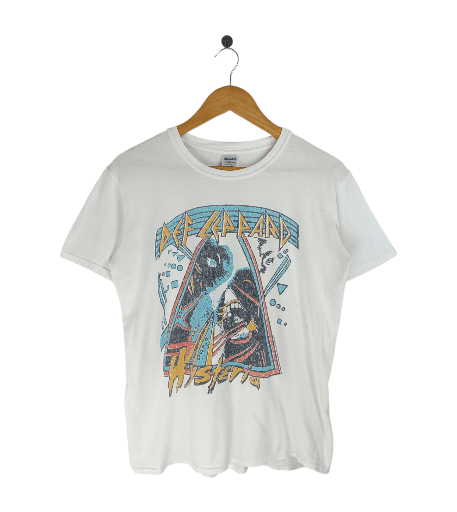 Vintage VINTAGE DEF LEPPARD HYSTERIA ROCK TEE journey scorpions kiss Size US M / EU 48-50 / 2 - 1 Thumbnail