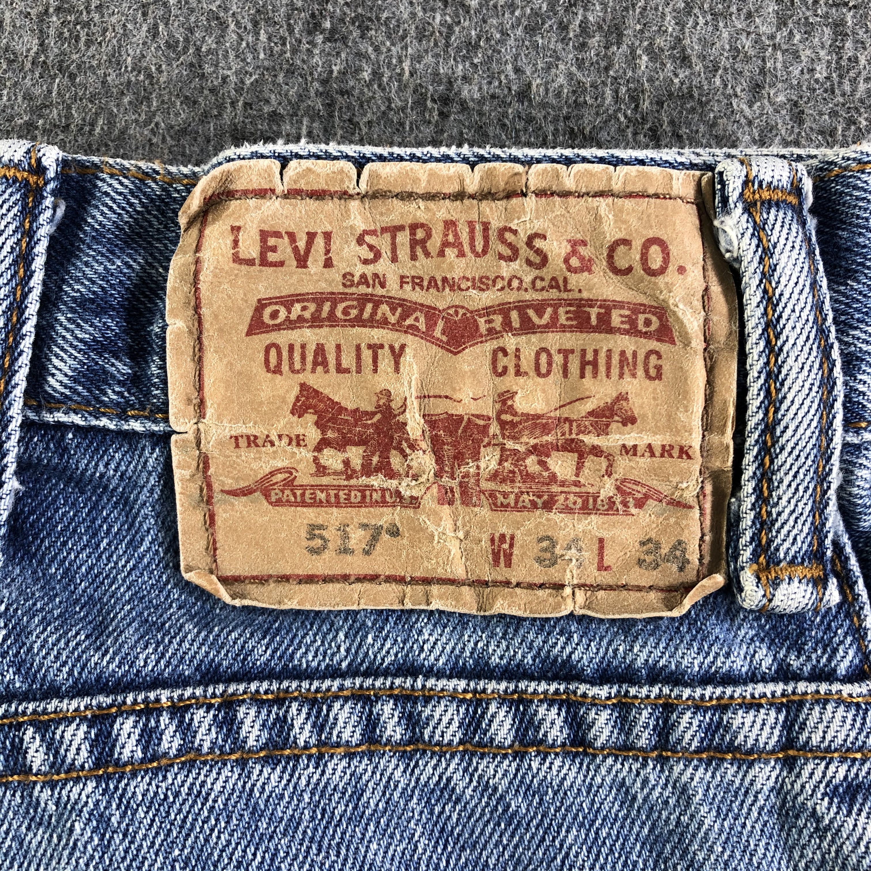 Levi's Vintage Blue Wash Levis 517 Jeans-J4381 Size US 36 / EU 52 - 5 Thumbnail