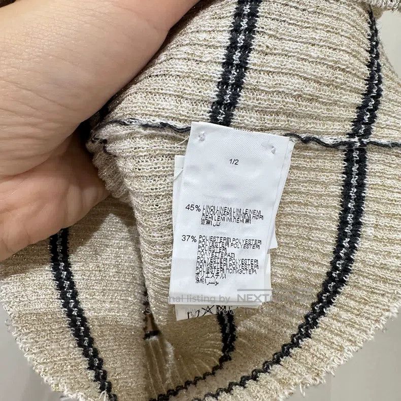 Brunello Cucinelli Brunello Cucinelli Sleeveless striped casual thin knit ves Size XS / US 0-2 / IT 36-38 - 4 Thumbnail