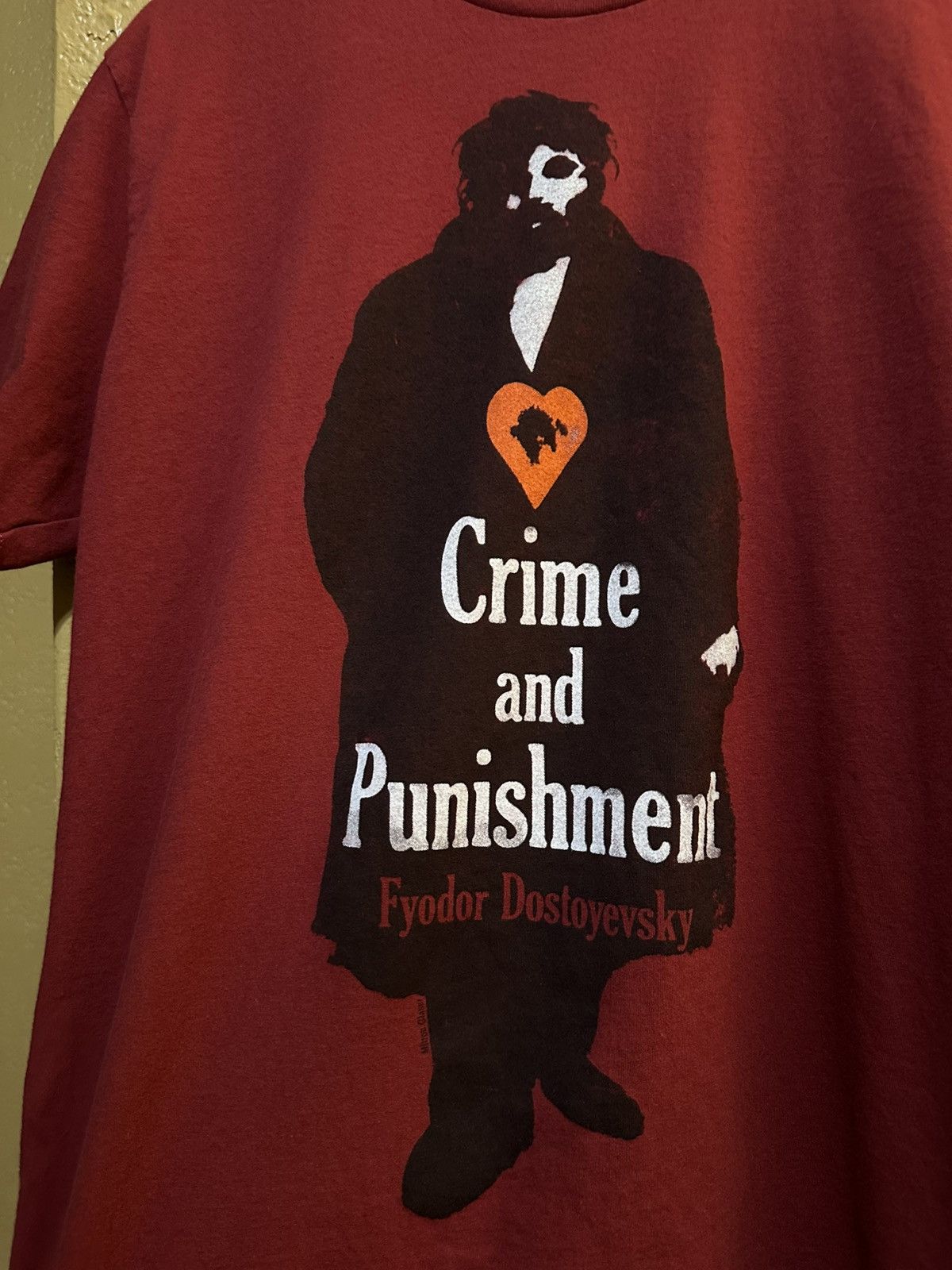 Designer 🥀 Crime and Punishment Fyodor Dostoyevsky tee large Size US L / EU 52-54 / 3 - 2 Thumbnail