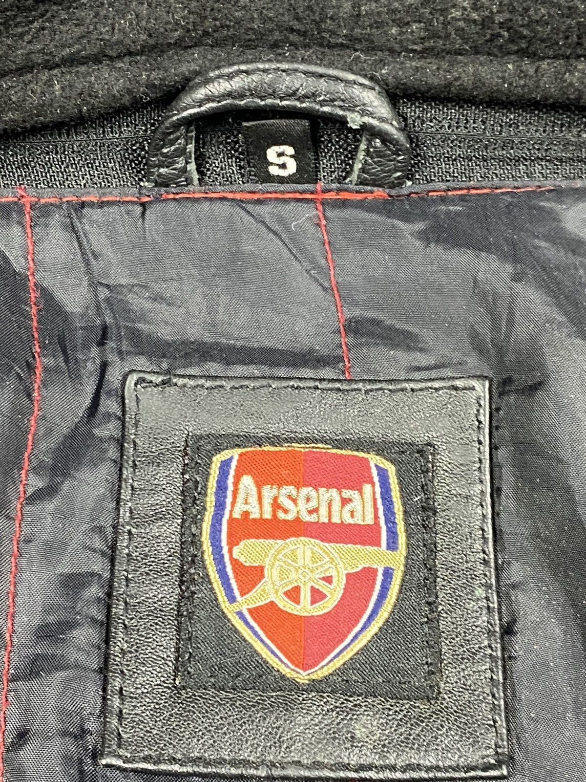 Vintage Vintage Rare Arsenal FC Leather Jacket London Football Club Size US S / EU 44-46 / 1 - 20 Thumbnail