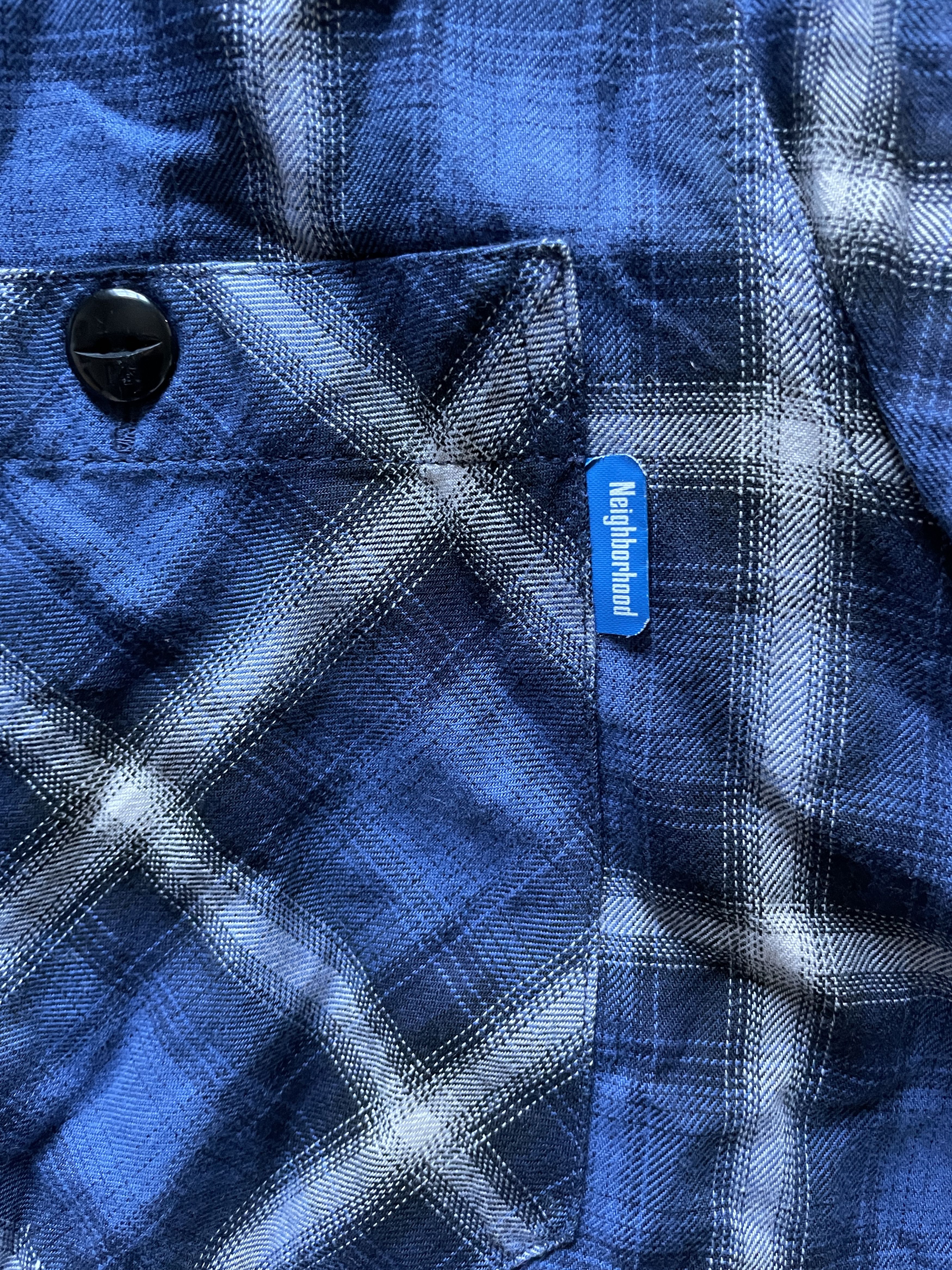 Neighborhood Neighborhood Blue checked shirt Size US L / EU 52-54 / 3 - 3 Thumbnail