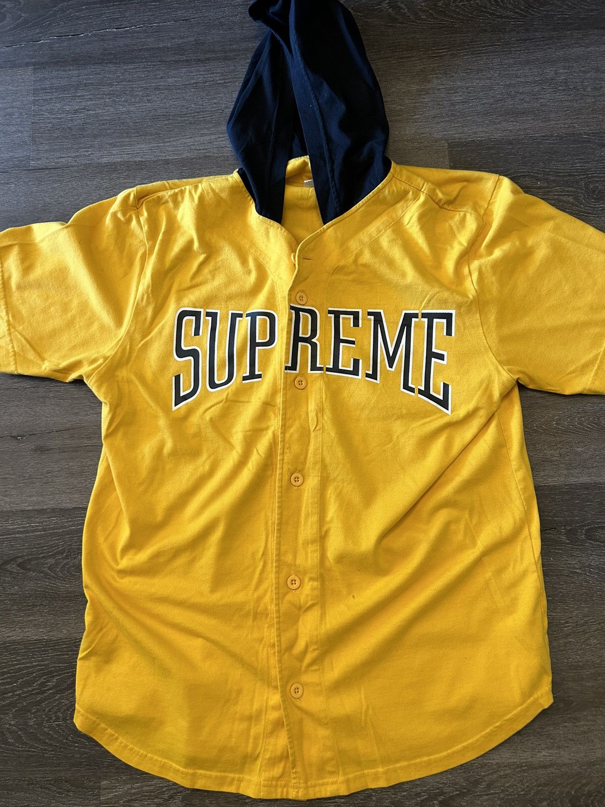 Supreme Supreme Hooded Baseball Cotton Top (Large) Size US L / EU 52-54 / 3 - 5 Thumbnail