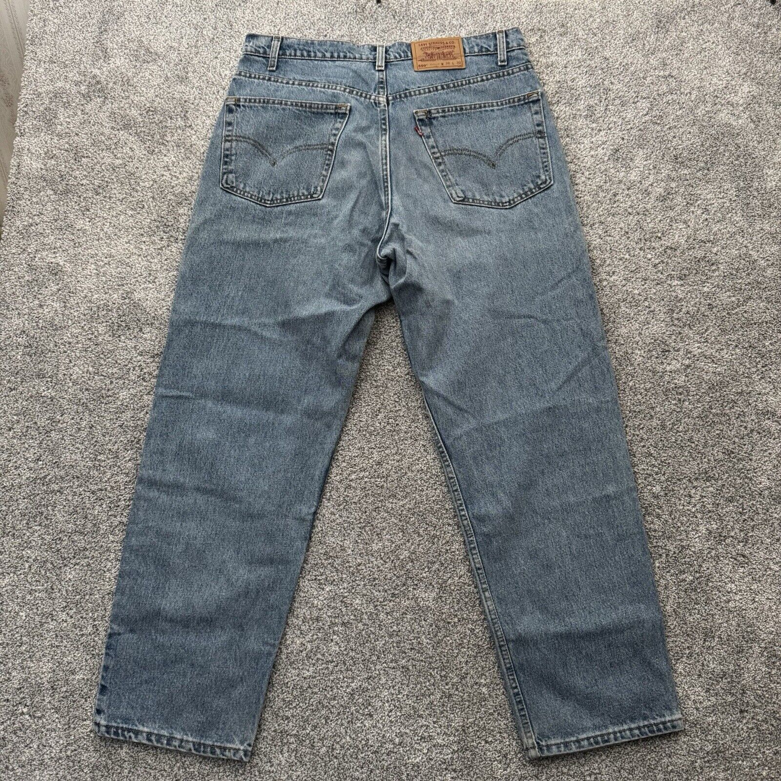 Levi's Levis 90s Y2K Relaxed 550 Jeans Mens 38X30 Baggy Streetwear Size US 38 / EU 54 - 10 Thumbnail