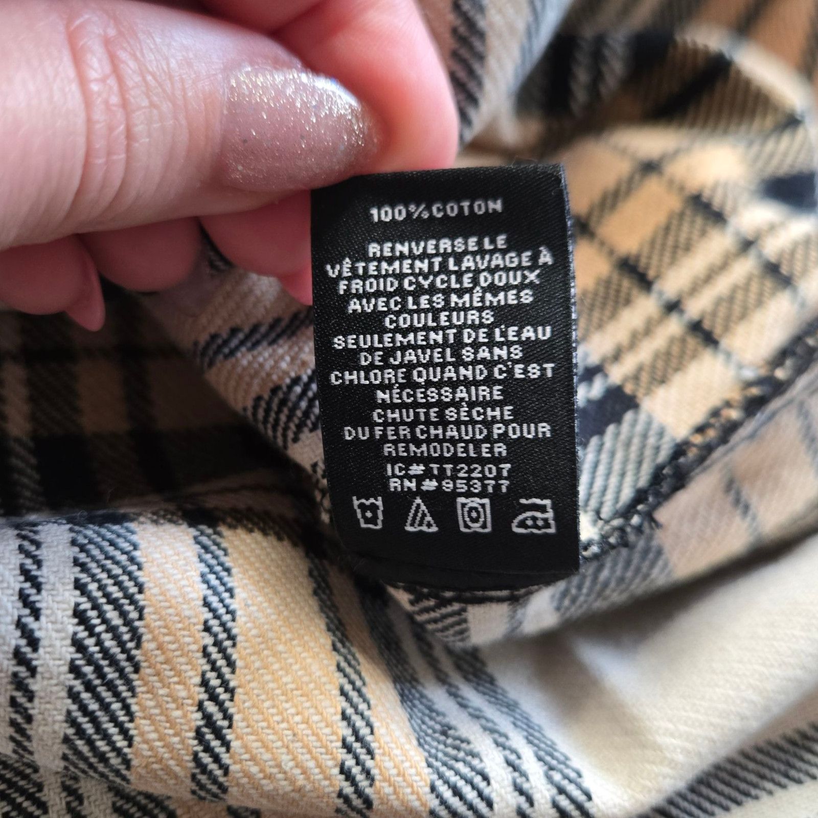 Sanctuary Sanctuary Beige Plaid Button Up Flannel Shacket Size Large Size L / US 10 / IT 46 - 9 Thumbnail