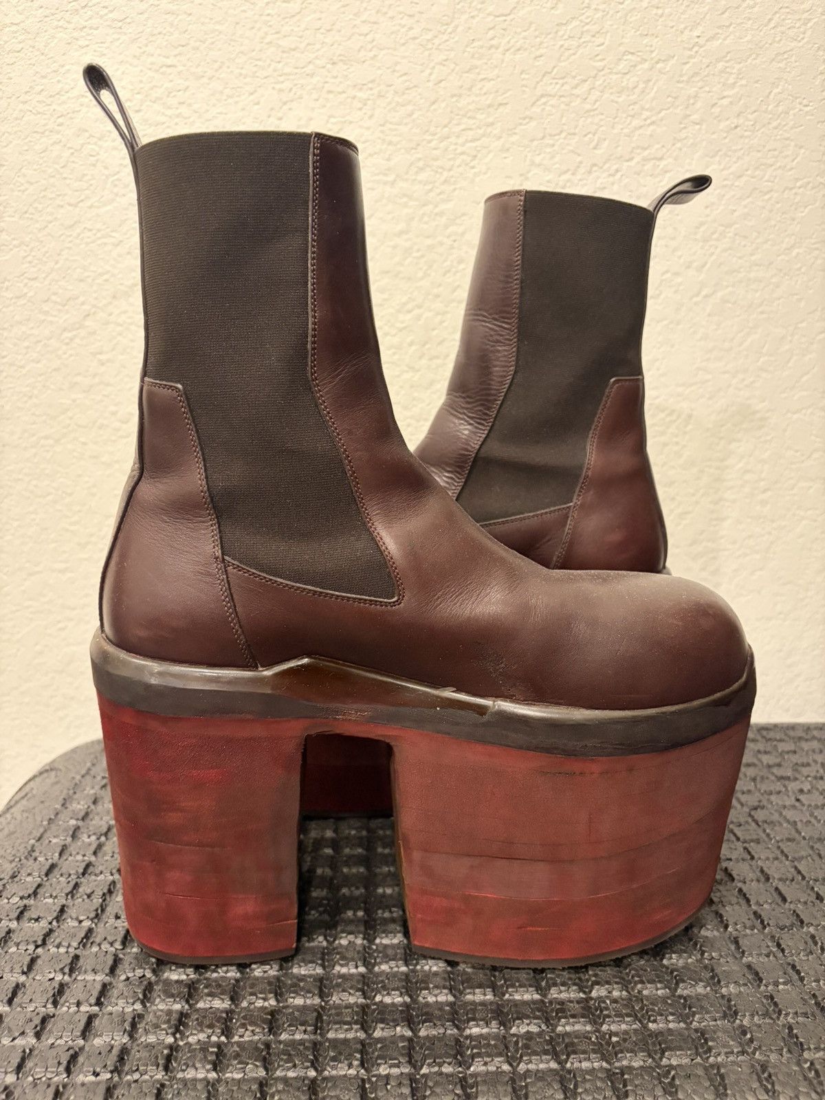 Rick Owens Rick Owens Beatle Bozo Chelsea Boots Custom Sole Size US 9 / EU 42 - 5 Thumbnail