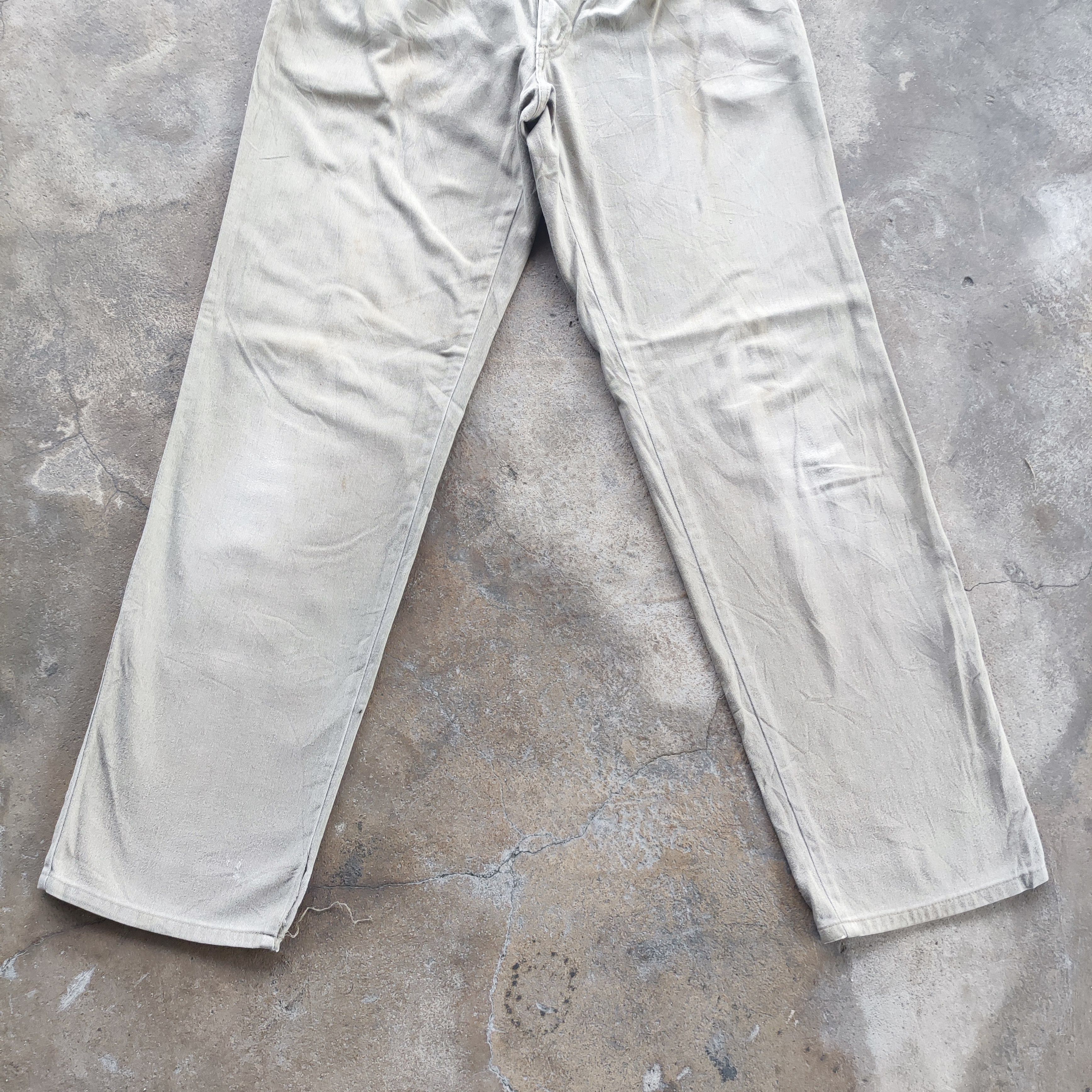 Japanese Brand Vintage Japanese Brand Straight Cut Ripped Pants Size US 28 / EU 44 - 4 Thumbnail