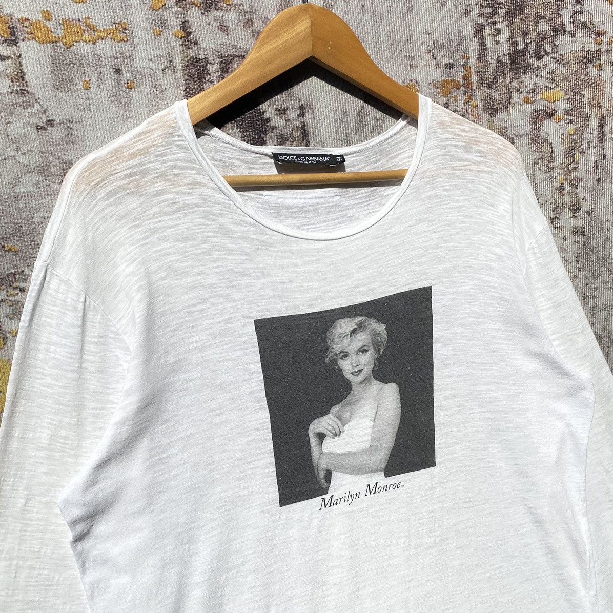 Dolce & Gabbana Dolce & Gabbana Marilyn Monroe Long Sleeve Shirt D&G Luxury Size US L / EU 52-54 / 3 - 4 Thumbnail