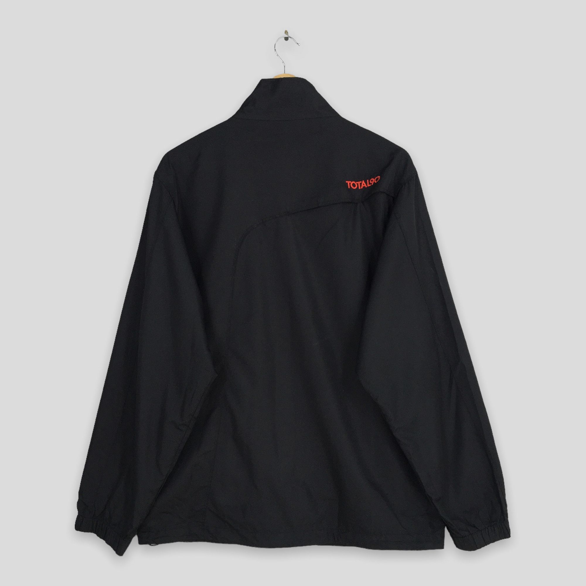 Nike Vintage 90's Nike Swoosh T90 Black Training Jacket XLarge Size US XL / EU 56 / 4 - 11 Thumbnail
