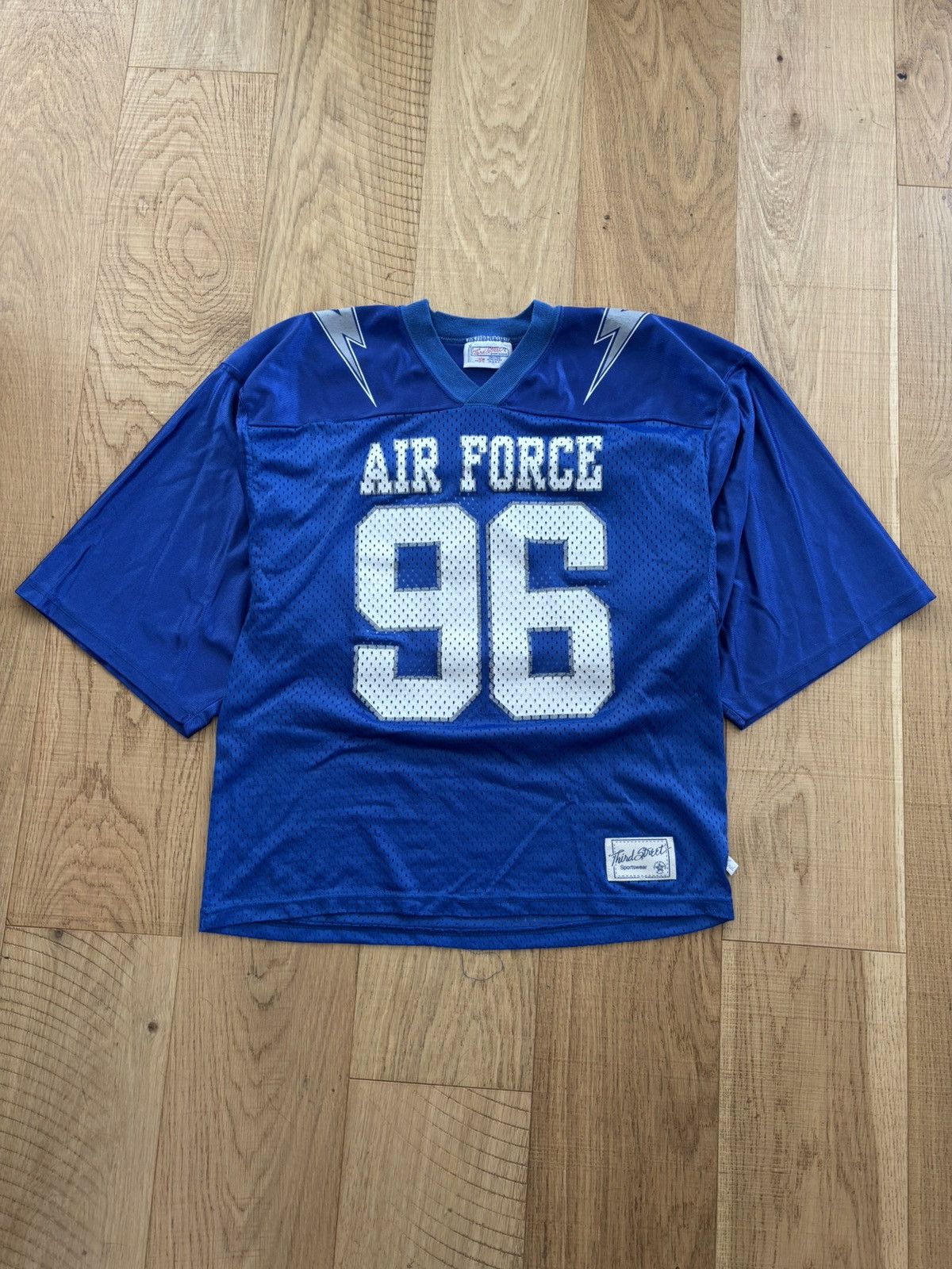 Vintage Air Force Cropped Fit Football Jersey Size US M / EU 48-50 / 2 - 1 Thumbnail