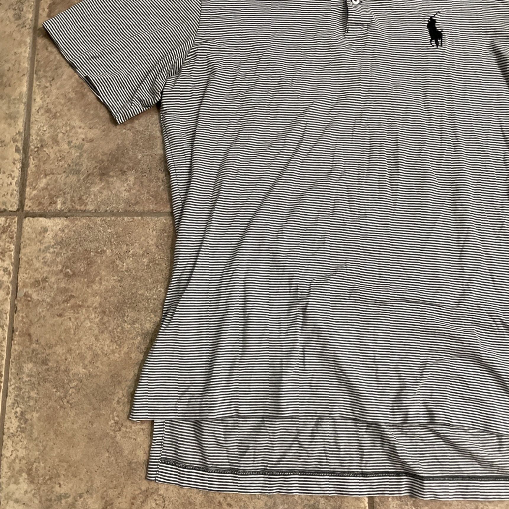 Polo Ralph Lauren Polo Ralph Lauren Polo Golf Shirt Mens L Striped 100% Pima Cotton Multicolor Golf Shirt L Mens Size US L / EU 52-54 / 3 - 3 Thumbnail