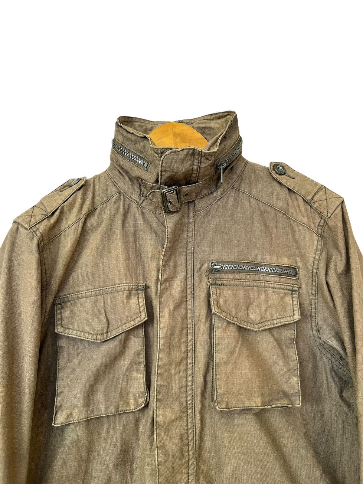 Japanese Brand Back Rush Multipocket Military Green Jacket Size US M / EU 48-50 / 2 - 6 Thumbnail