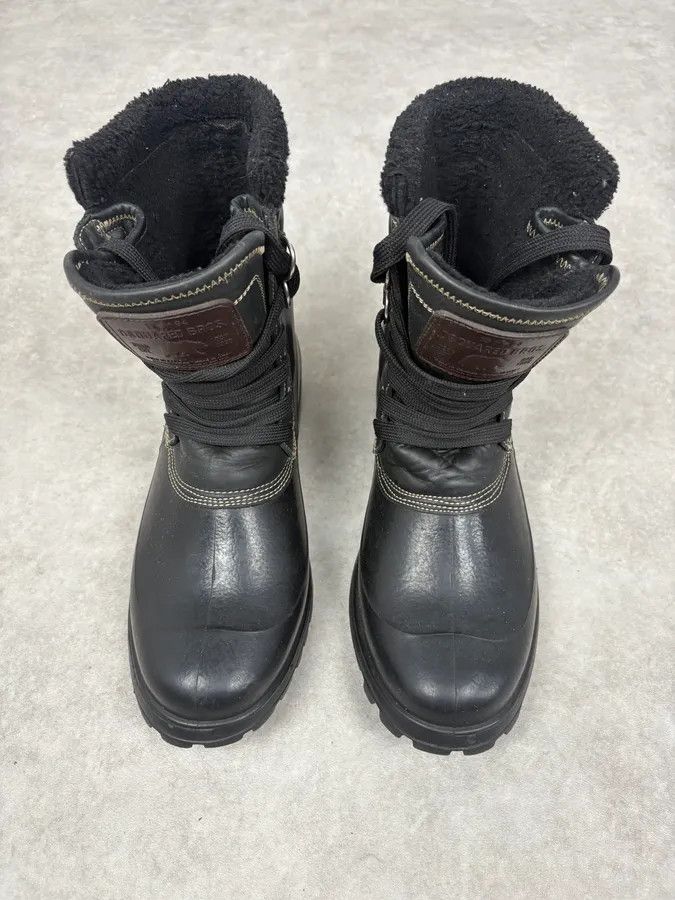 Dsquared2 AW2008 Dsquared2 Black Puffer Leather Ski Boots Size US 11 / EU 44 - 2 Thumbnail