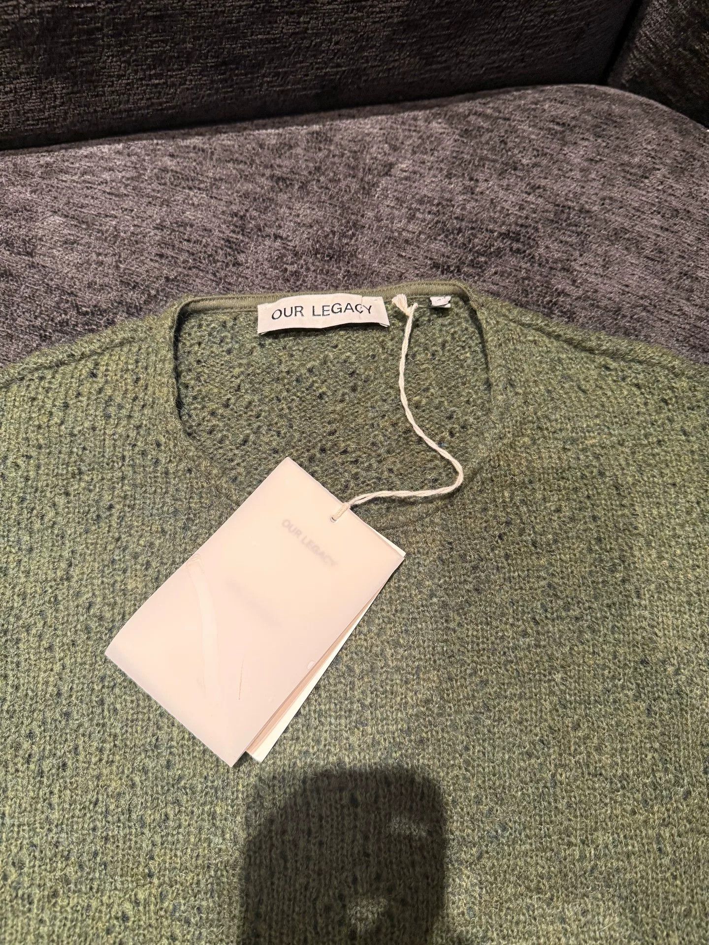 Our Legacy Our Legacy Green Sweater Double Lock Size US L / EU 52-54 / 3 - 2 Thumbnail