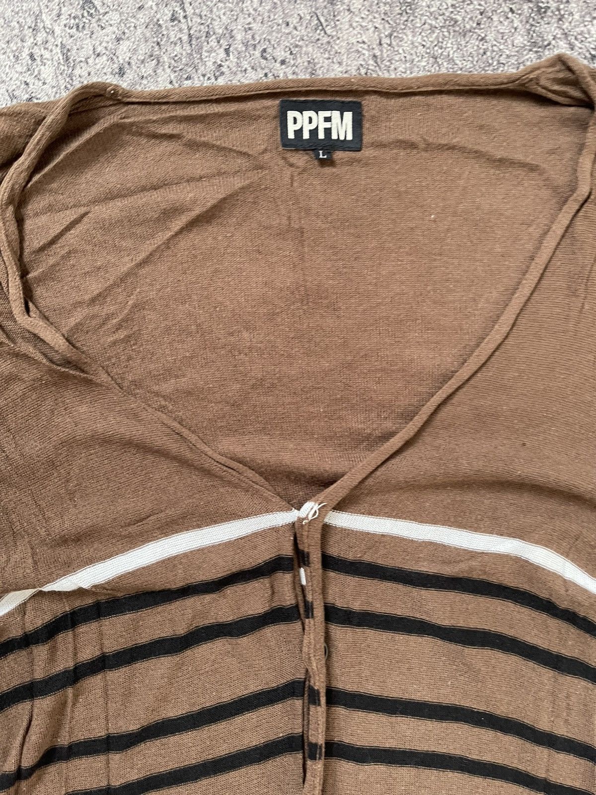 Japanese Brand Y2K PPFM Womans Cardigan Size M / US 6-8 / IT 42-44 - 3 Thumbnail