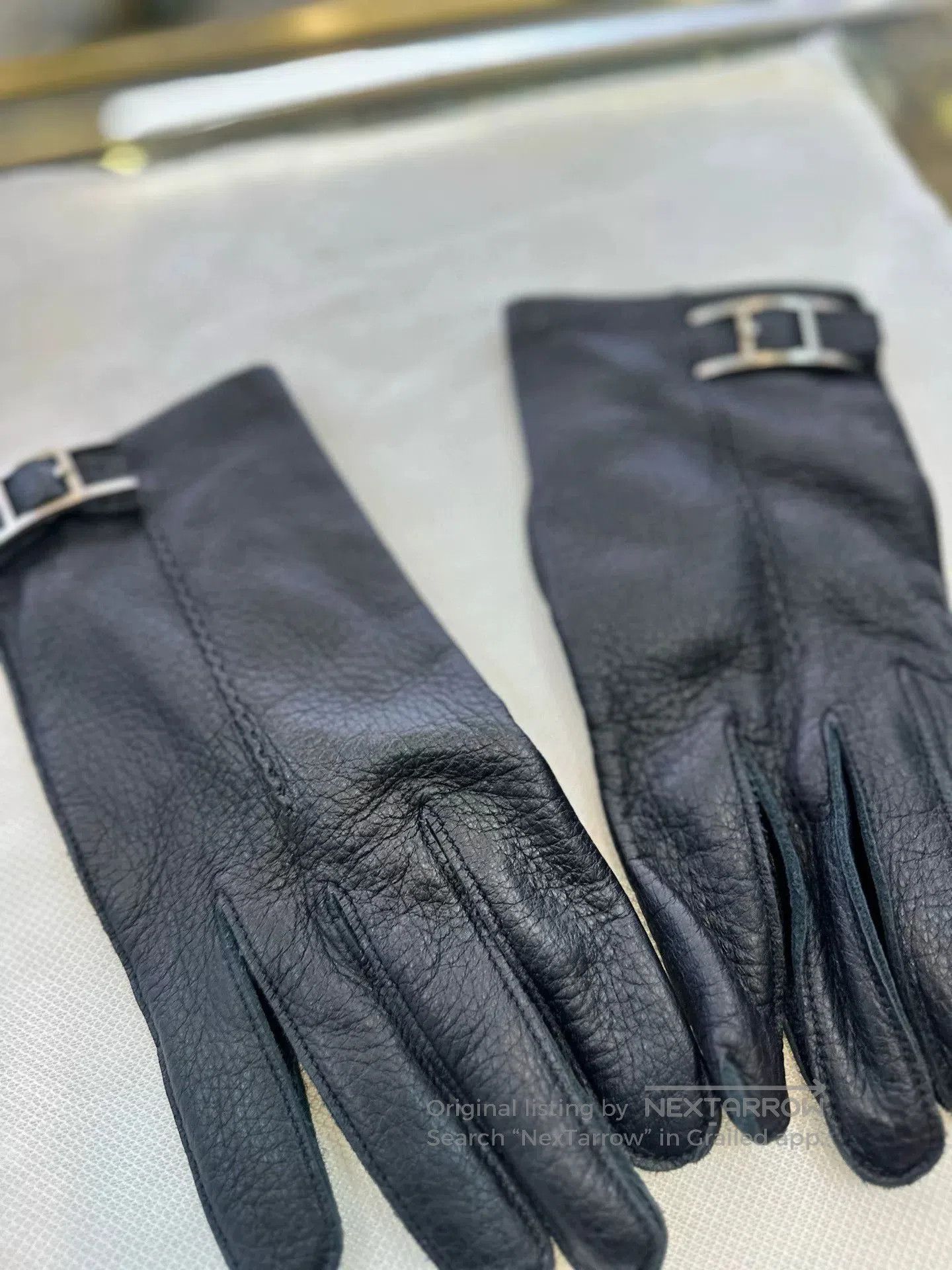 Hermes Hermes Sheepskin Gloves Size 8. Size ONE SIZE - 2 Thumbnail