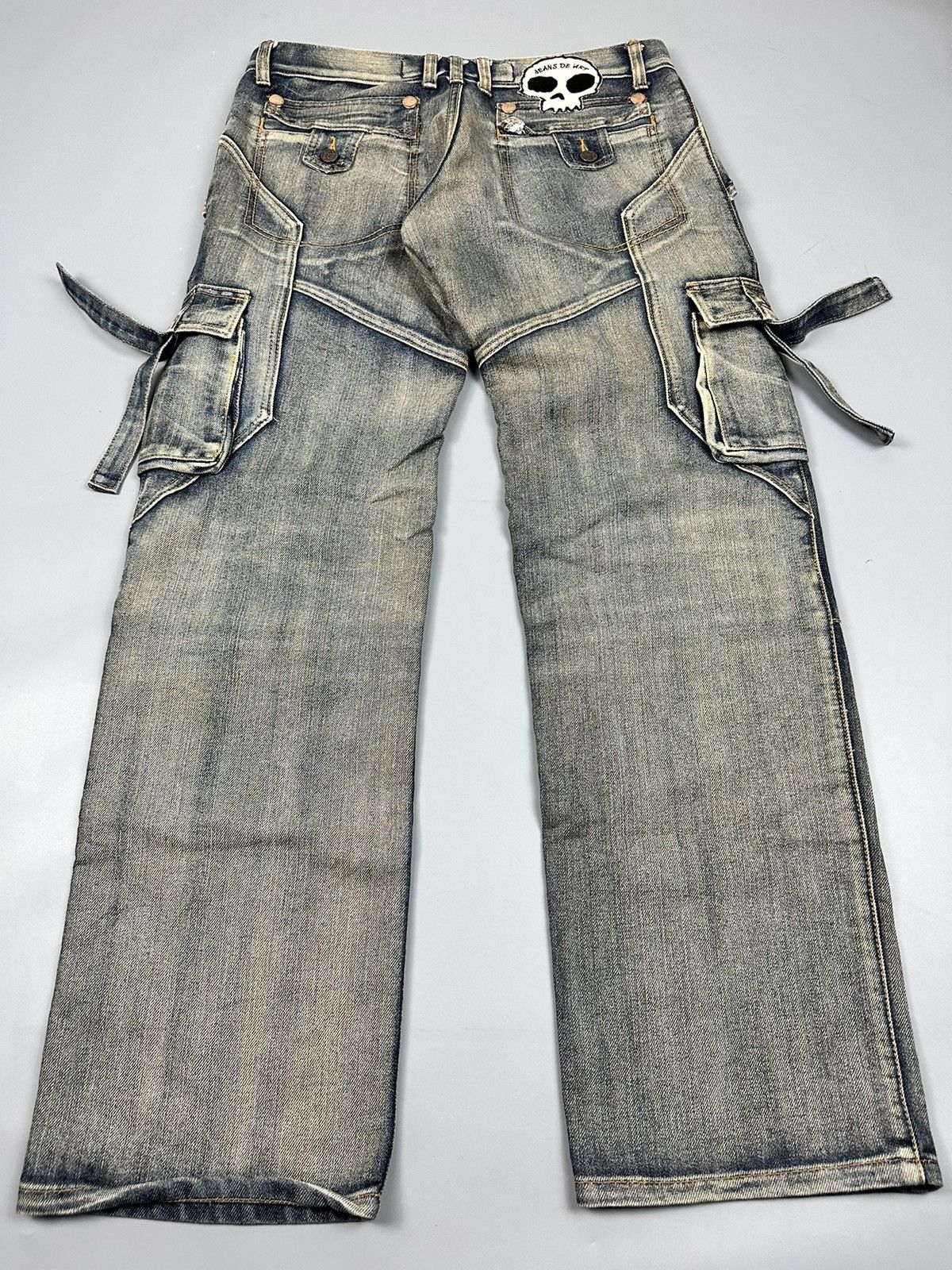 If Six Was Nine Tactical Bondage Multi Pocket Jeans De Art Size US 33 - 4 Thumbnail