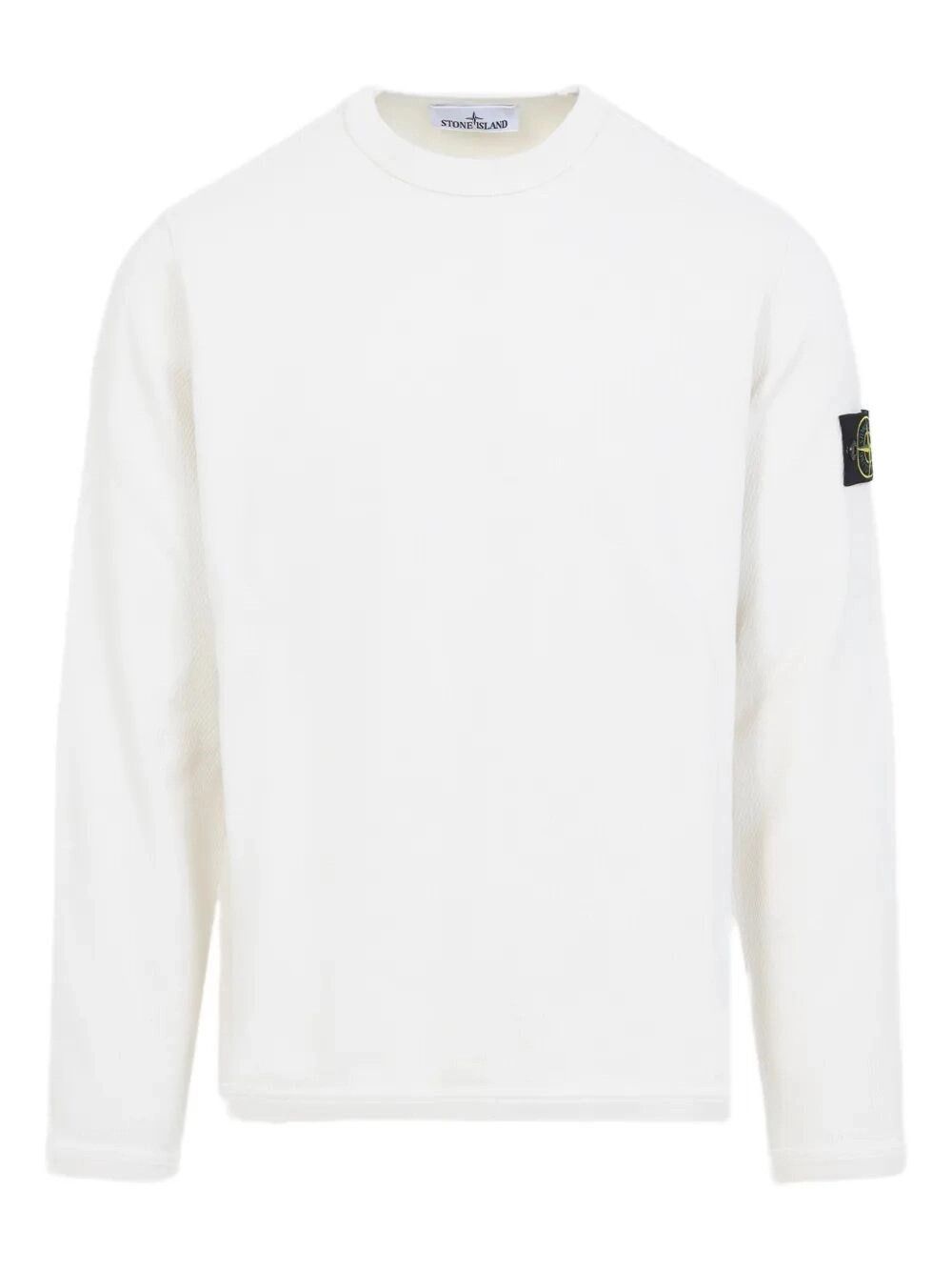 Stone Island Mesh Stitch Organic Cotton Fleece Sweatshirt Size US S / EU 44-46 / 1 - 1 Thumbnail