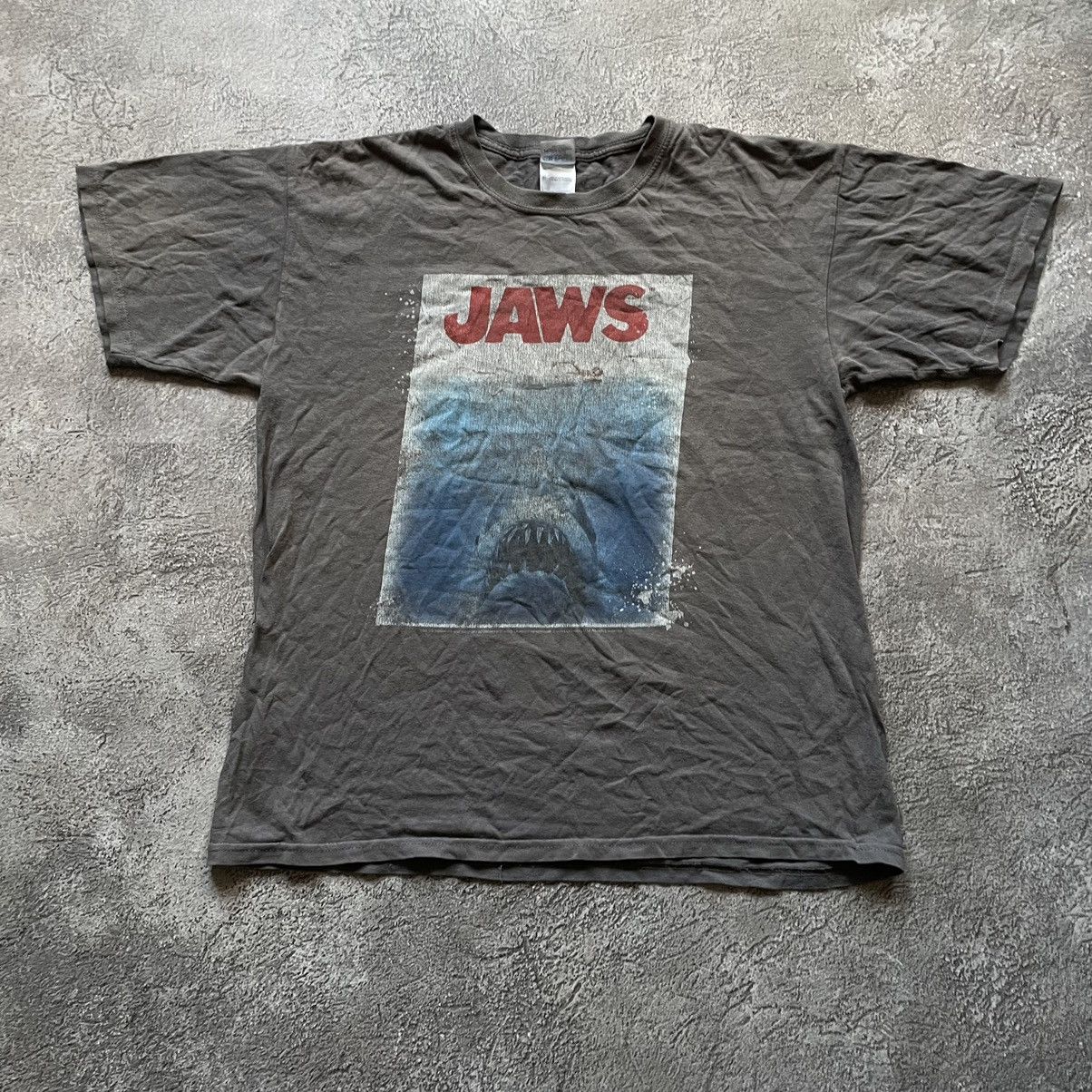 Band Tees Vintage Y2K JAWS MOVIE BAND ABSTRACT ANGRY SKELETON Size US L / EU 52-54 / 3 - 2 Thumbnail
