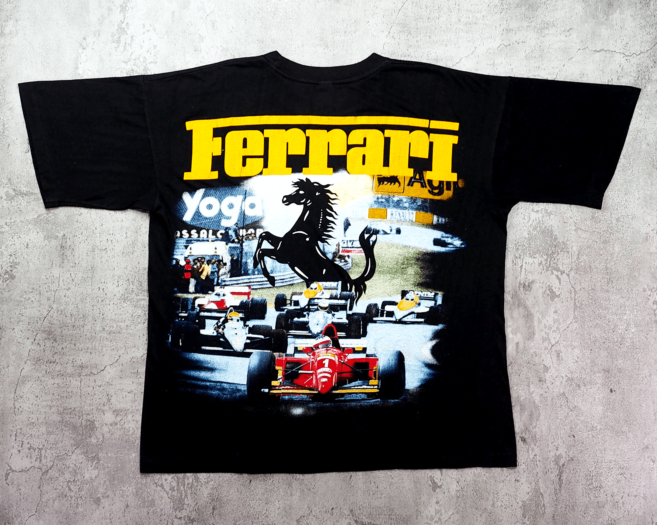Vintage Vintage 1990s Michael Schumacher Rap Tee Styled Shirt XL Size US XL / EU 56 / 4 - 4 Thumbnail