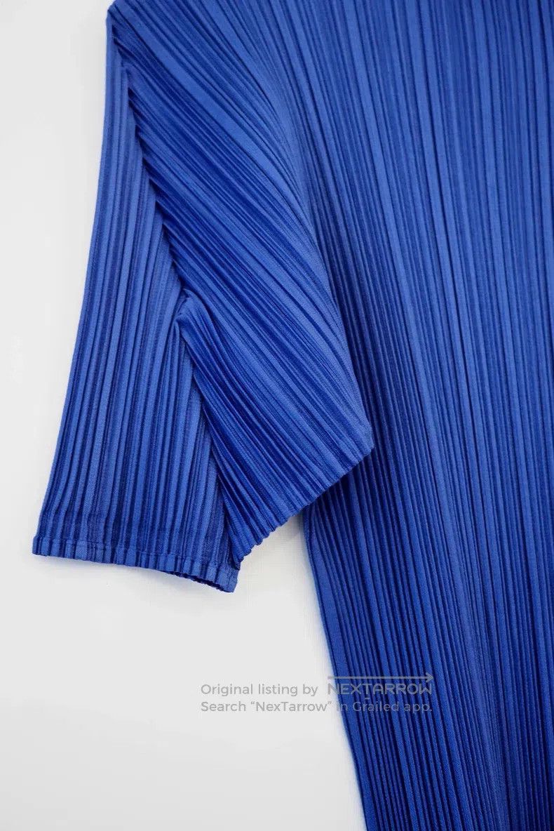 Issey Miyake Issey Miyake Right Angle Shoulder Pleated Vintage Top Size L / US 10 / IT 46 - 5 Thumbnail