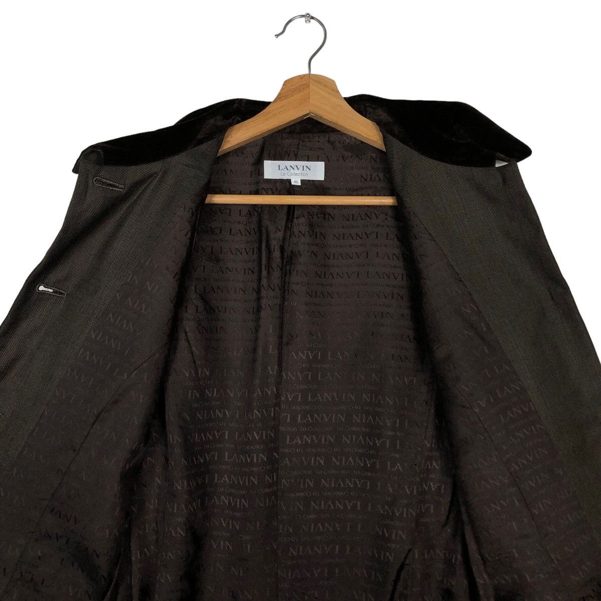 Japanese Brand 👍Vintage Lanvin La Collection Velvet Jacket Size M / US 6-8 / IT 42-44 - 12 Thumbnail