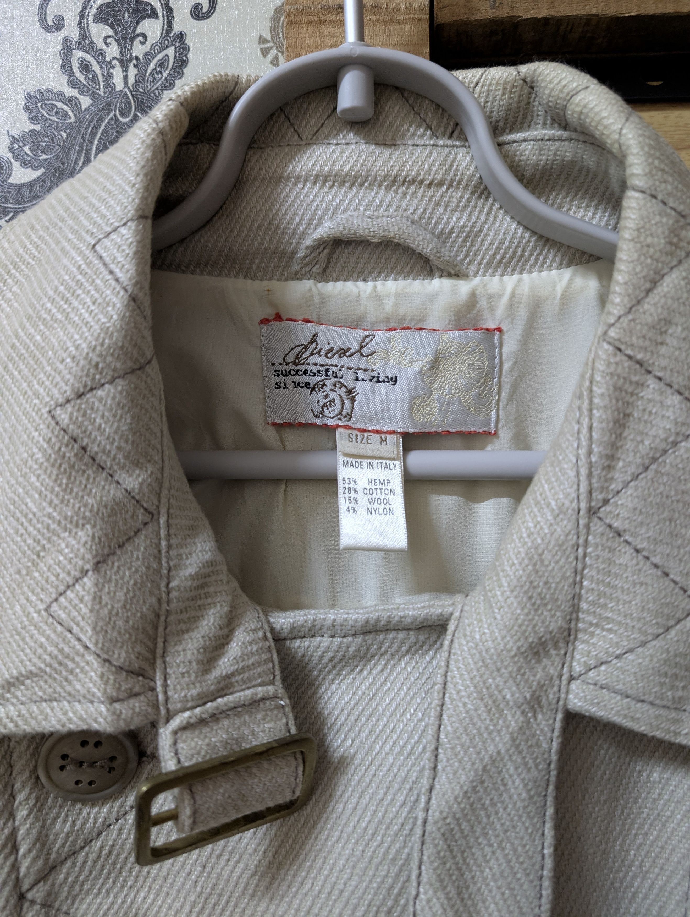 Diesel Vintage Diesel Artisanal Cotton Belted Jacket Wrap Coat Size M / US 6-8 / IT 42-44 - 11 Thumbnail