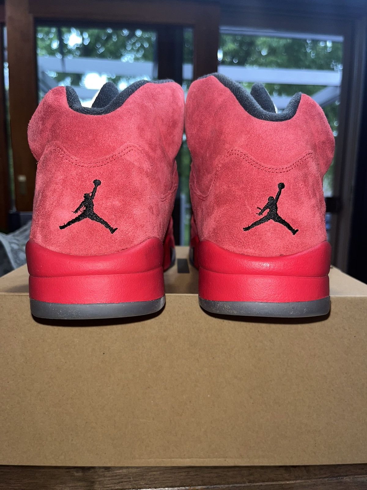 Jordan Brand × Nike Jordan 5 red suede Size US 12 / EU 45 - 5 Thumbnail
