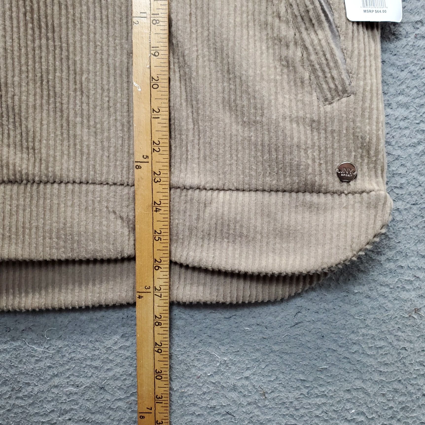 Jones New York Jones New York Hoodie Womens XL Brown Stretch Sport Rib Thumb Hole Sleeve 1/4 Zip Size XL / US 12-14 / IT 48-50 - 6 Thumbnail