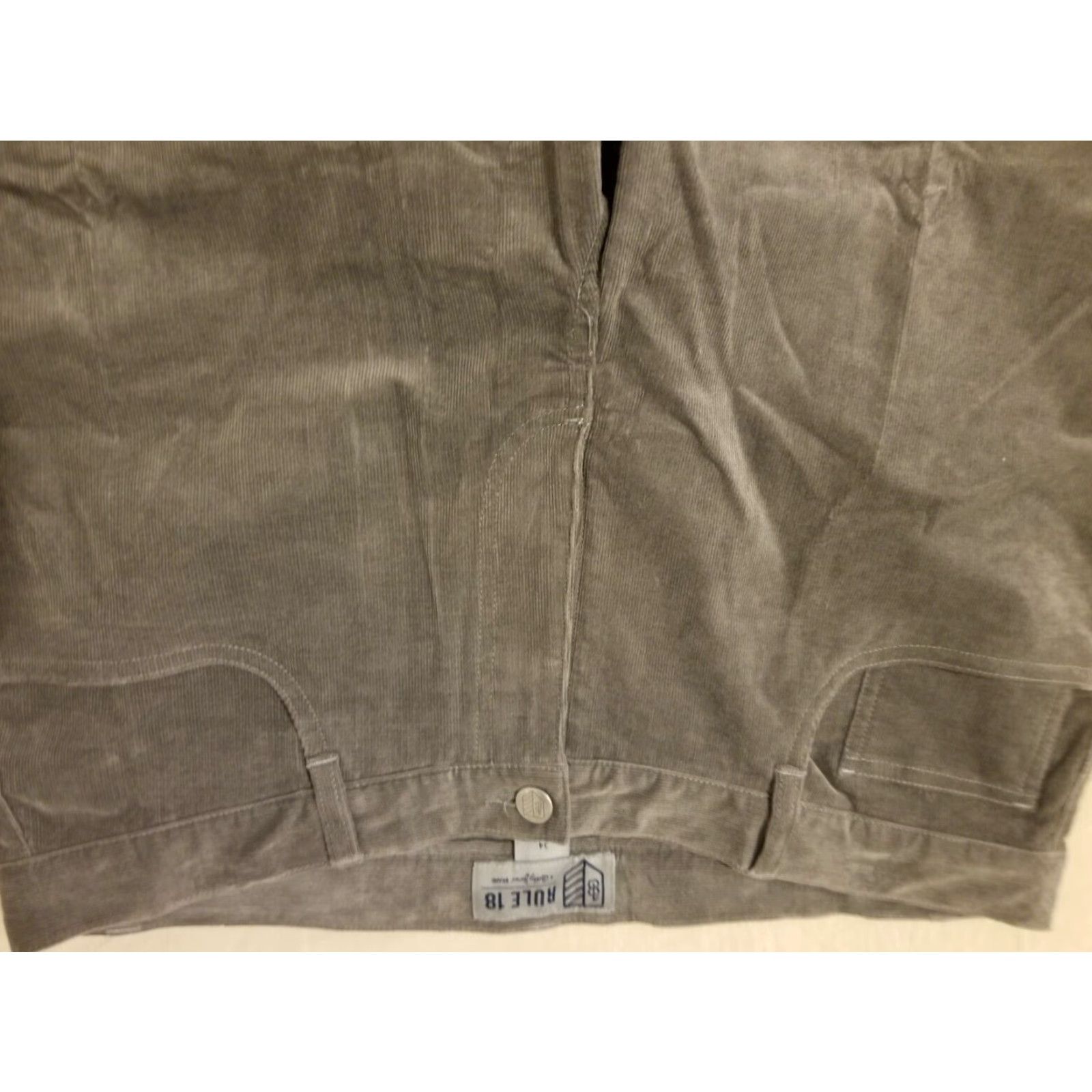 Vintage **Bobby Jones Rule 18 Men's Stretch Gray Corduroy Pants 34x32** User: Bobby Jones Rule 18 Men's Stretch Gray Corduroy Pants 34x32 Size US 34 / EU 50 - 4 Thumbnail