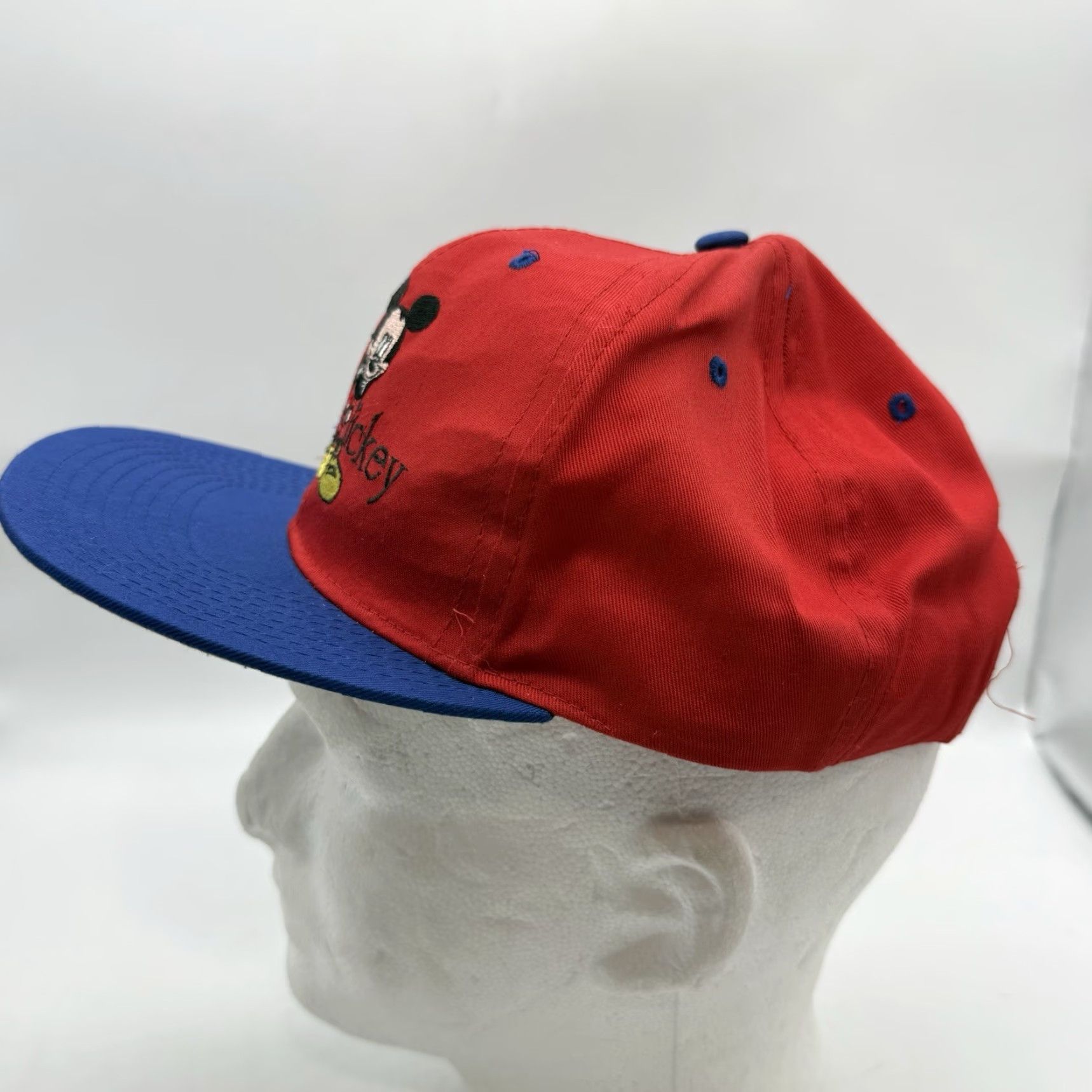 Mickey Unlimited VINTAGE Mickey Unlimited Mens Hat Snapback Disney Red Blue Size ONE SIZE - 5 Thumbnail