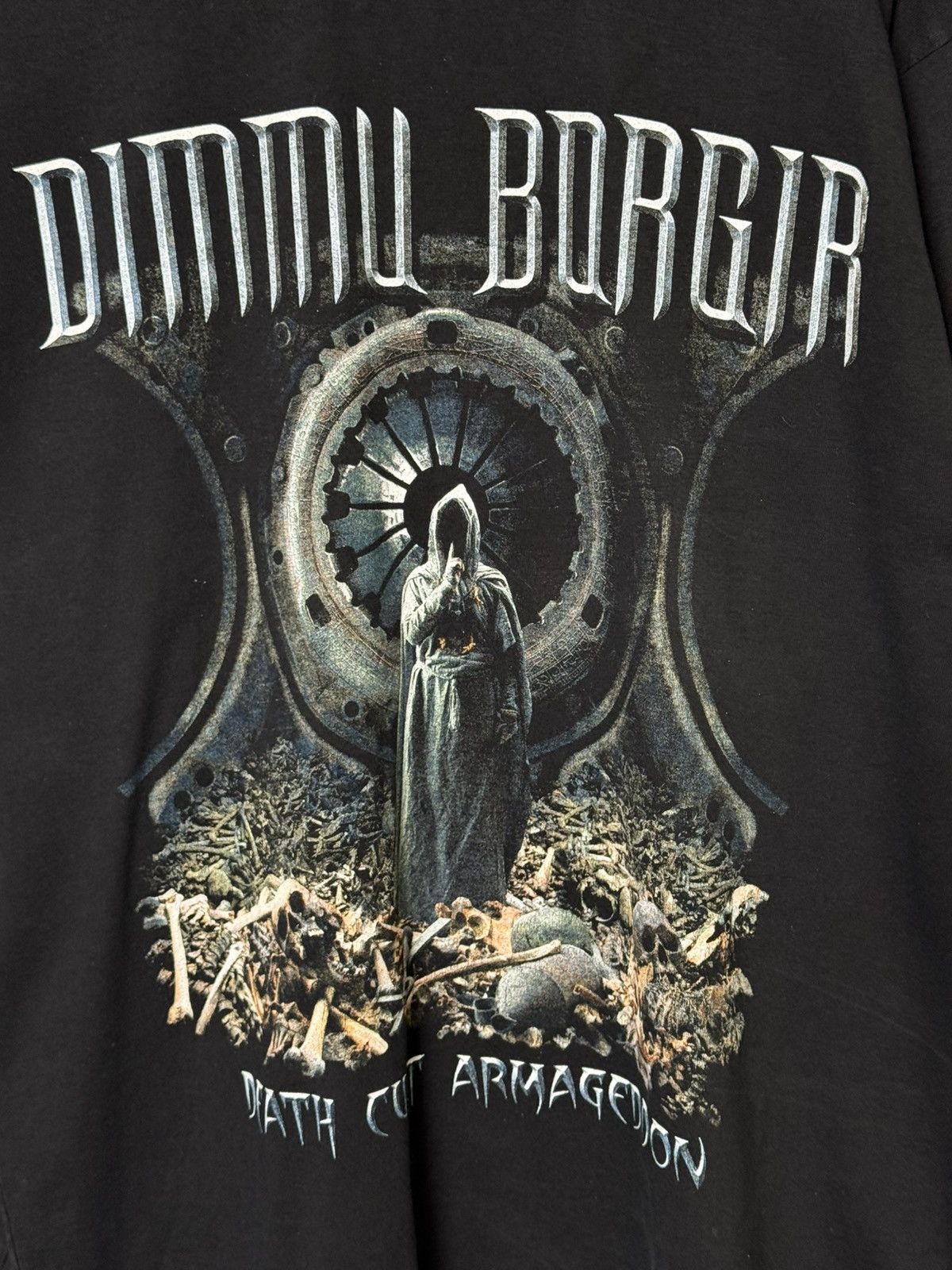 Band Tees Vintage 2003 Dimmu Borgir Death Cult Armageddon Long Sleeve Size US XL / EU 56 / 4 - 6 Thumbnail
